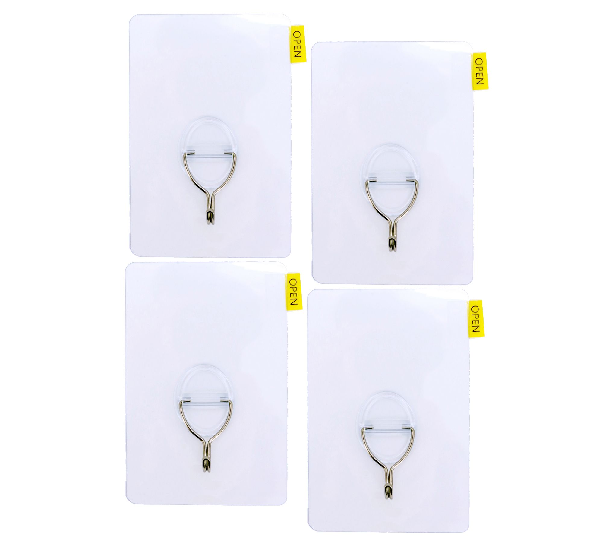 S/4 Magic Glass Wreath Hangers by Valerie