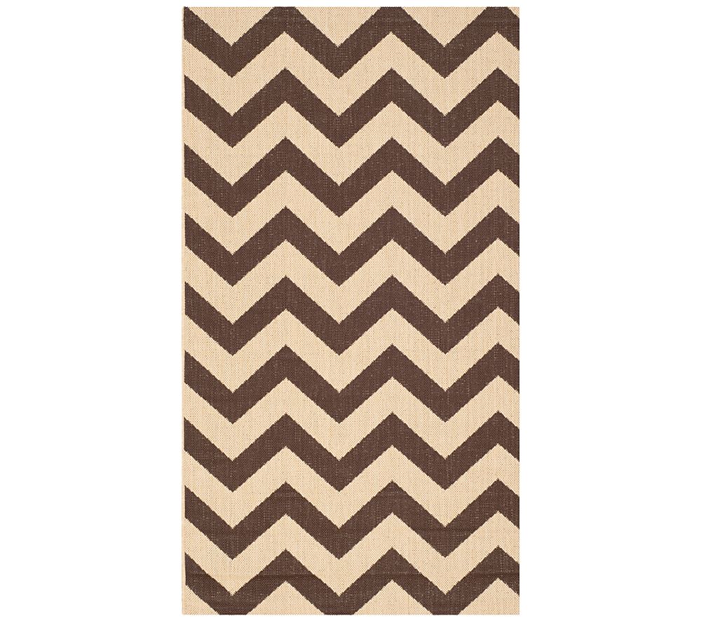 Safavieh 4' x 5'7" Horizontal Zigzag Indoor/Outdoor Rug