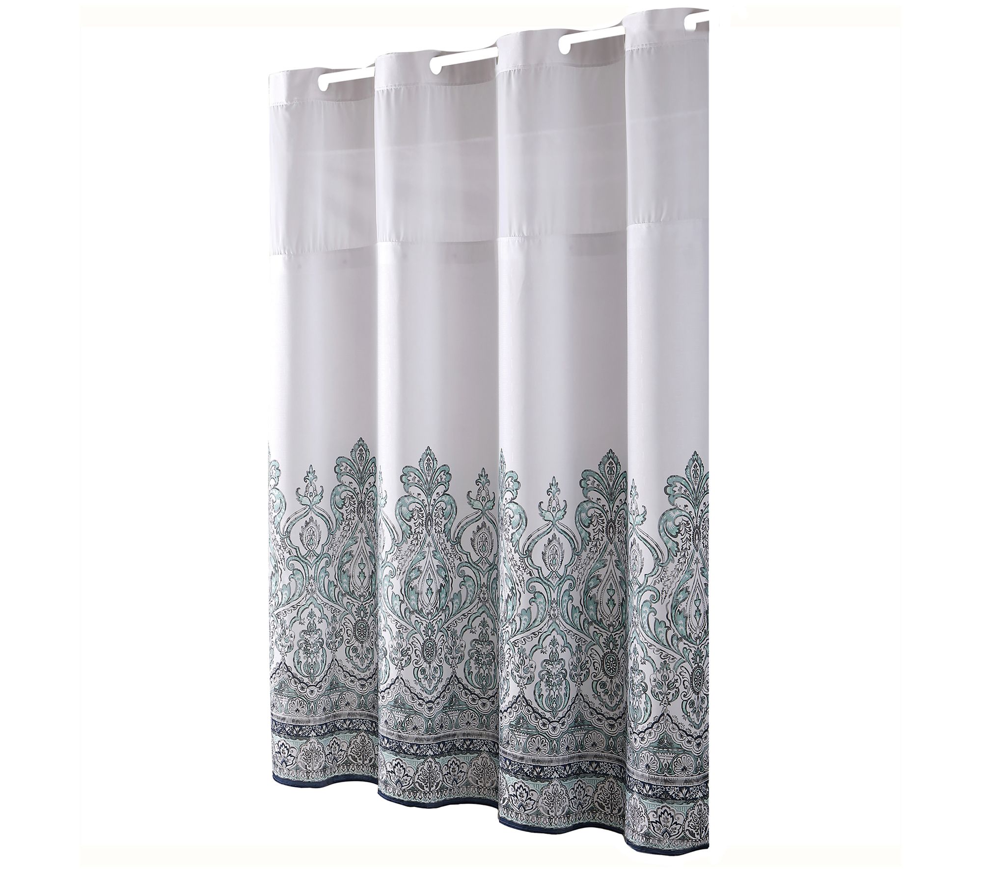 Hookless Shower Curtains Bath Qvc Com