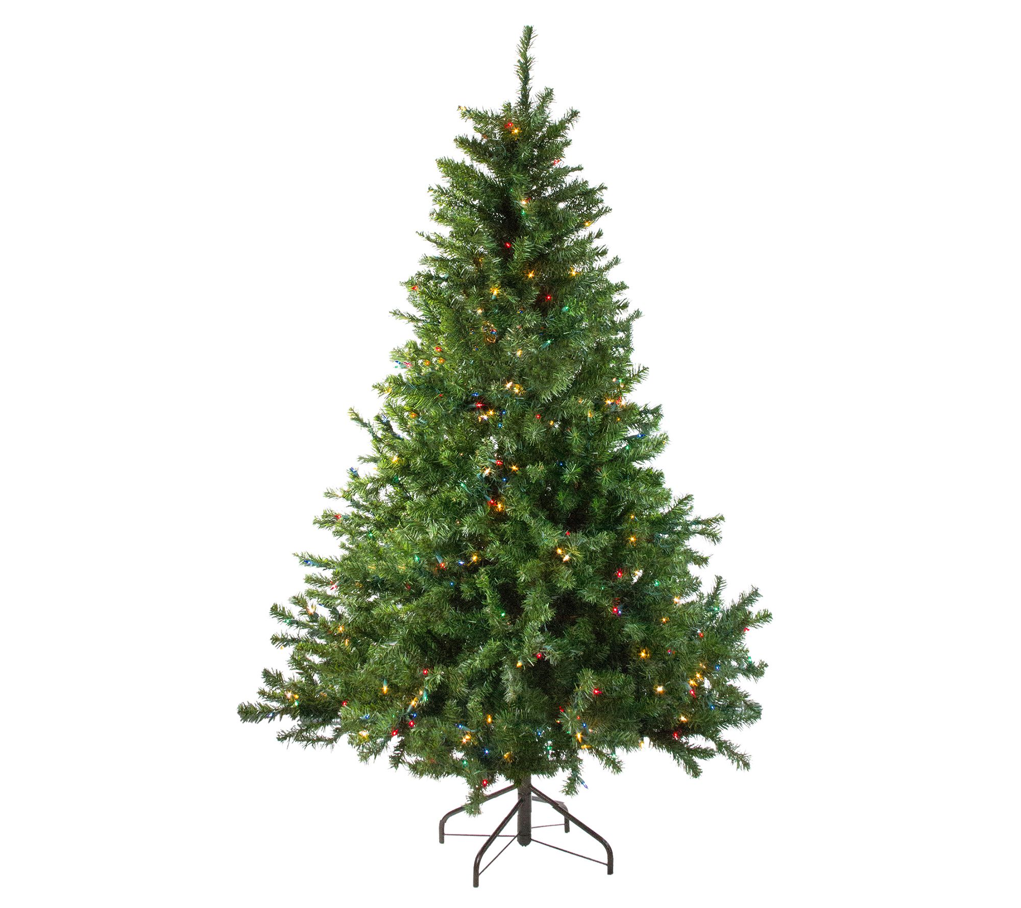 Northlight Pre-Lit Canadian Pine Artificial Christmas Tree - QVC.com