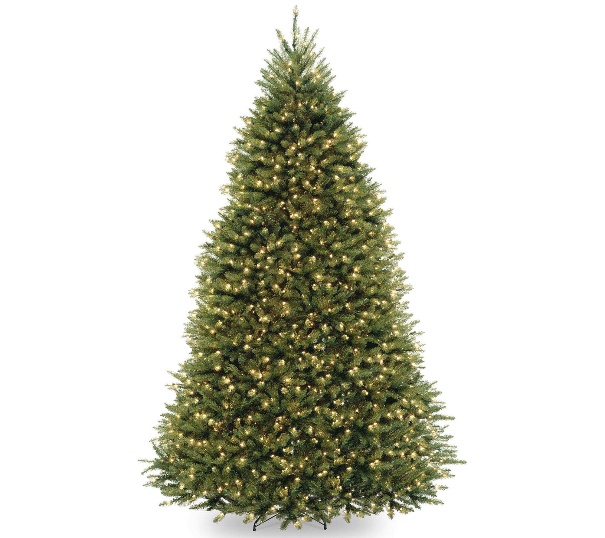 National Tree Company 9' Dunhill Fir Tree withClear Lights - QVC.com
