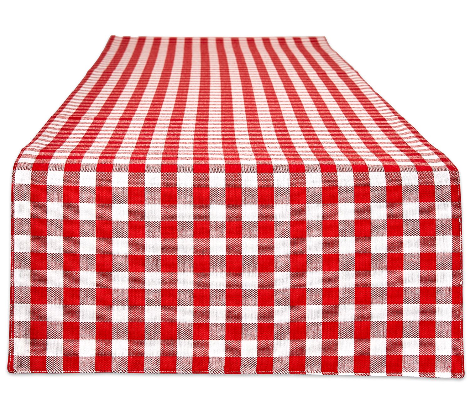 Design Imports Reversible Gingham Runner 14" x108"