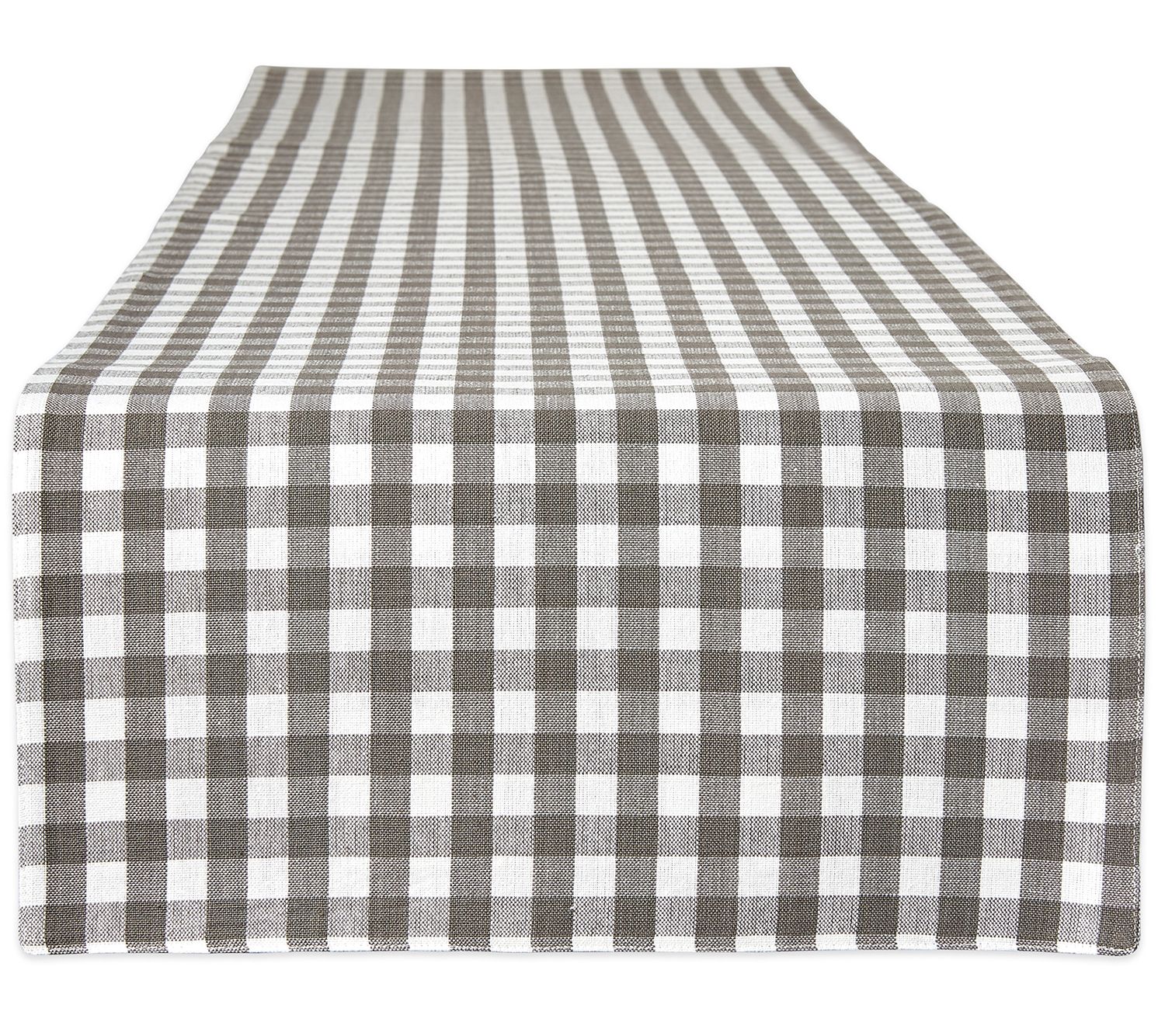 Design Imports Reversible Gingham Runner 14" x108"