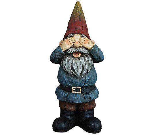 Resin "See No Evil" Gnome by Santa's Workshop
