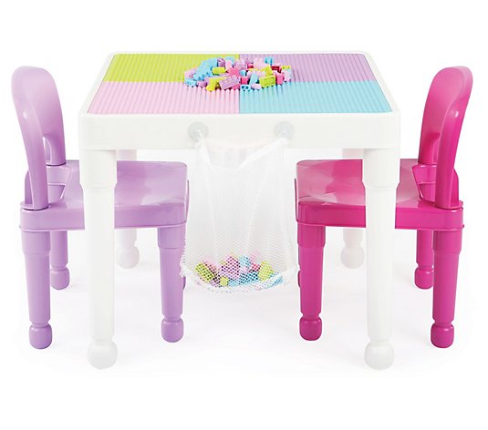 Kids' Square Lego-Compatible Table/2 Chairs byHumble Crew