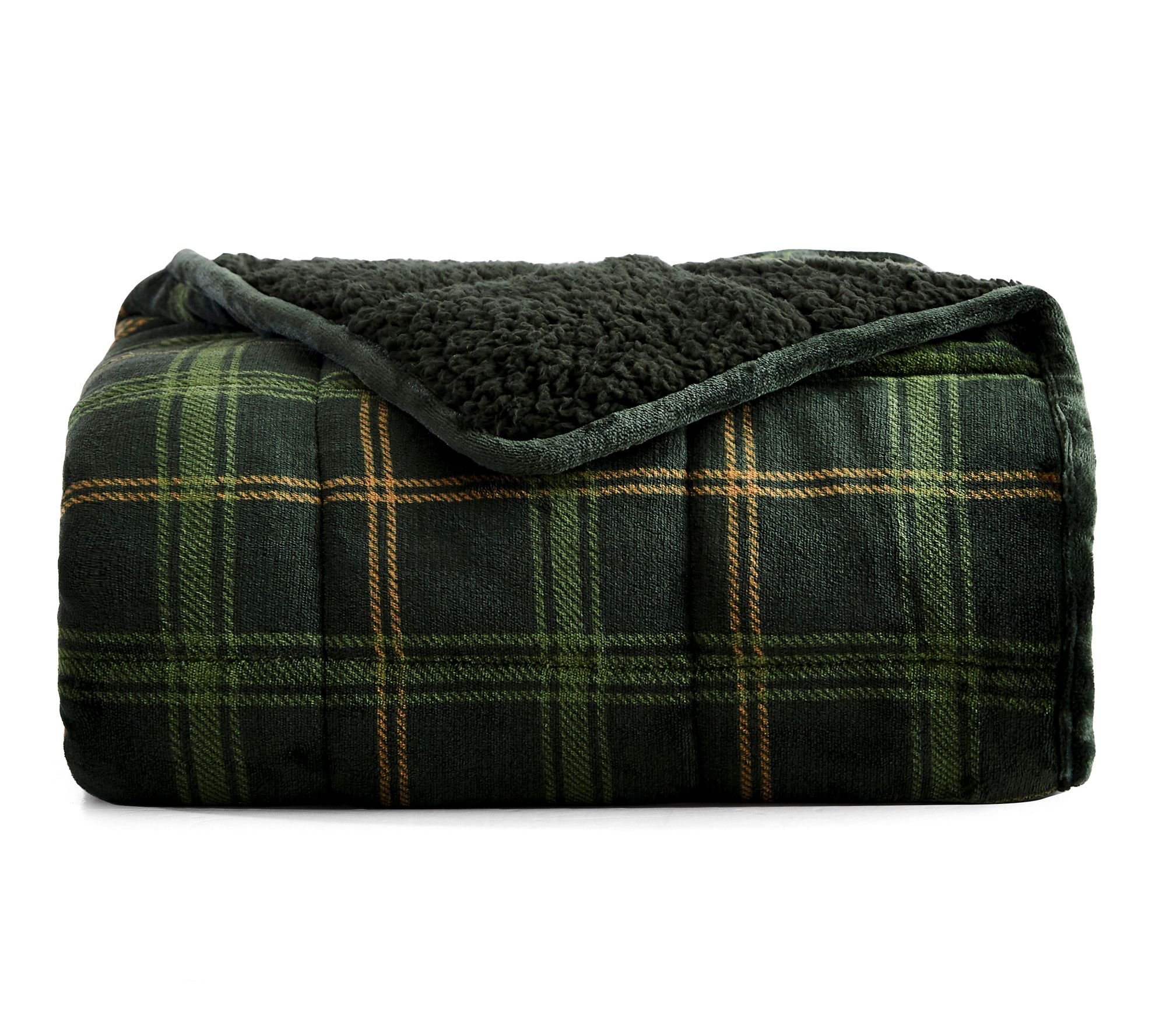 Rejuve 15lb Velvet to Sherpa Reverse WeightedThrow Blanket