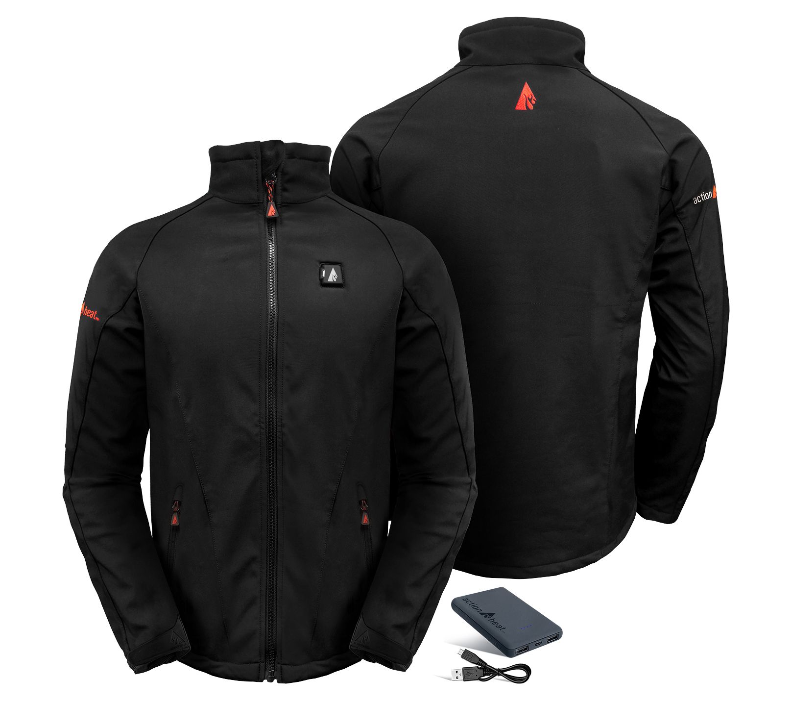 ActionHeat Men's 5V Battery Heated SoftshellJacket
