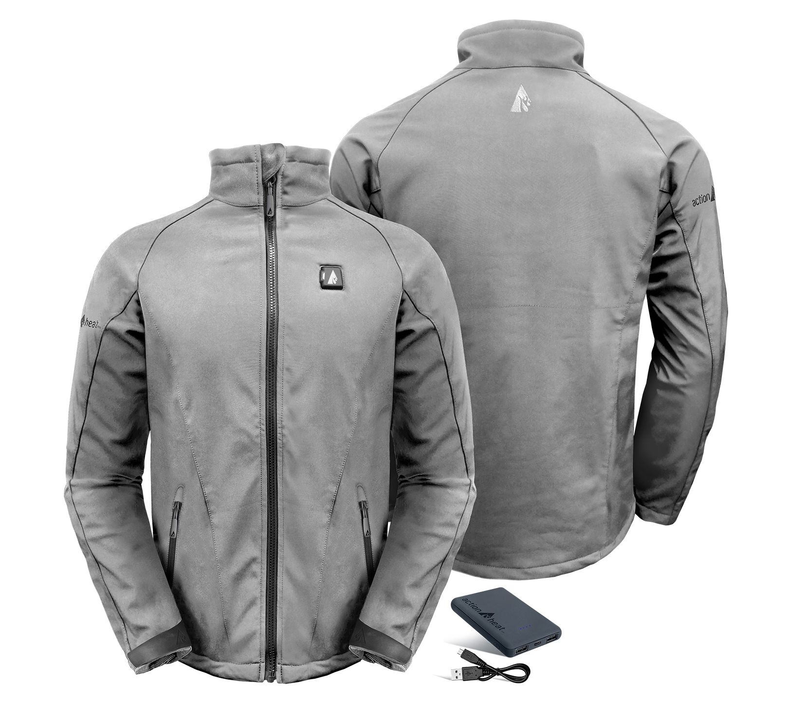 ActionHeat Men's 5V Battery Heated SoftshellJacket