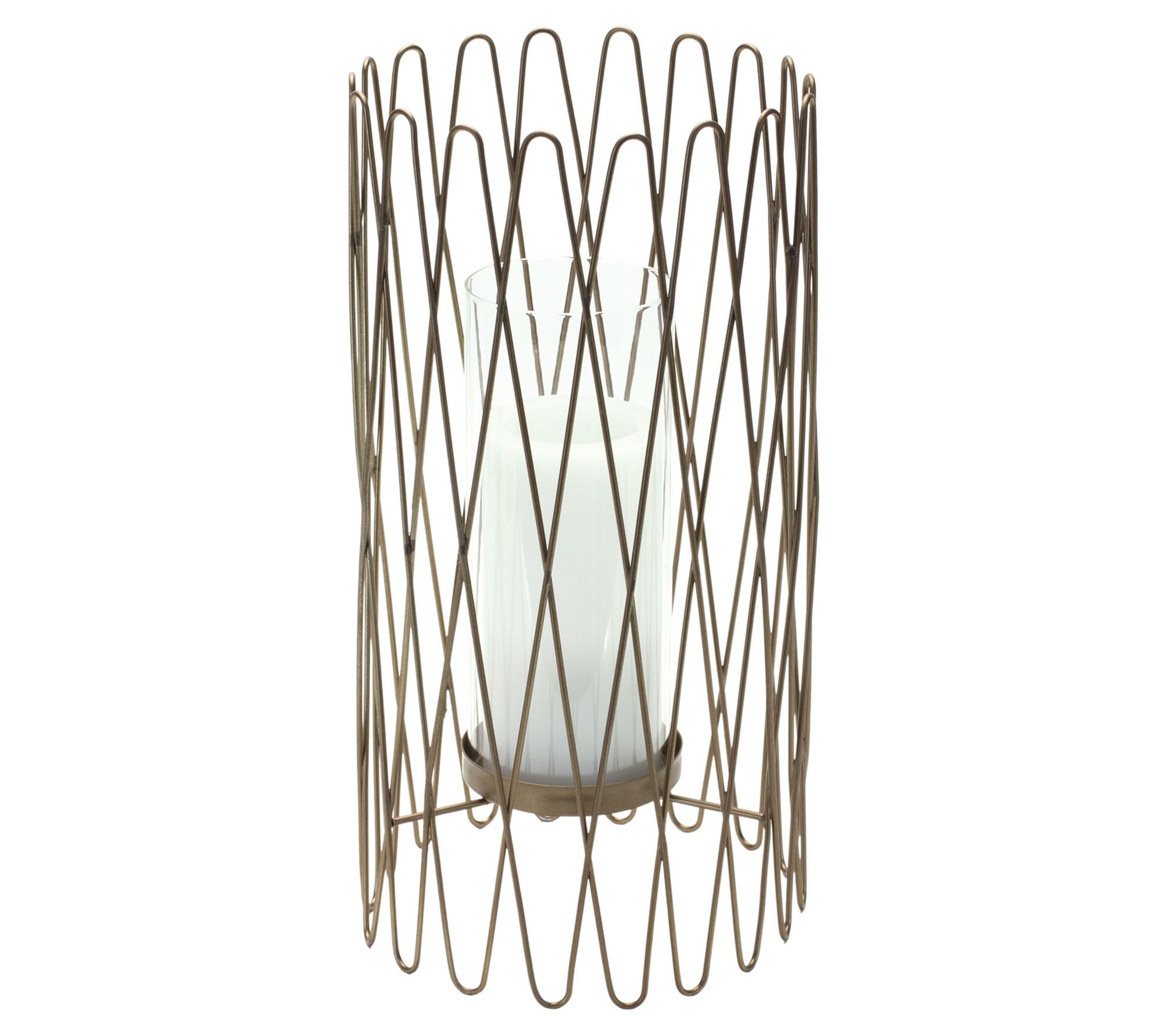 Melrose Geometric Iron Candle Holder
