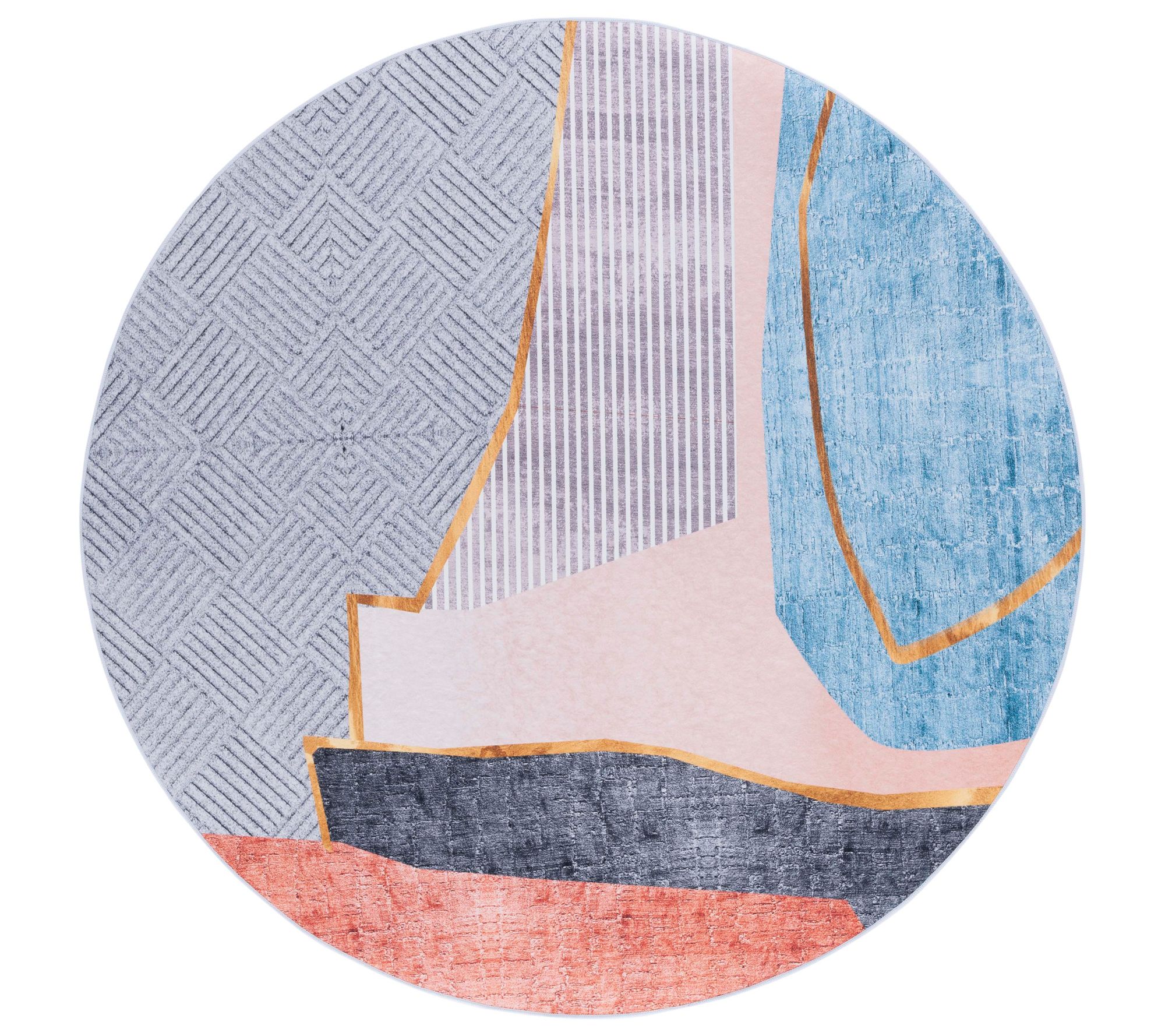 Safavieh Tacoma 834 Machine Washable 6' X 6' Round Rug