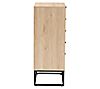 Amelia Wood and Natural Rattan 5-Drawer Storage Cabinet, 3 of 7
