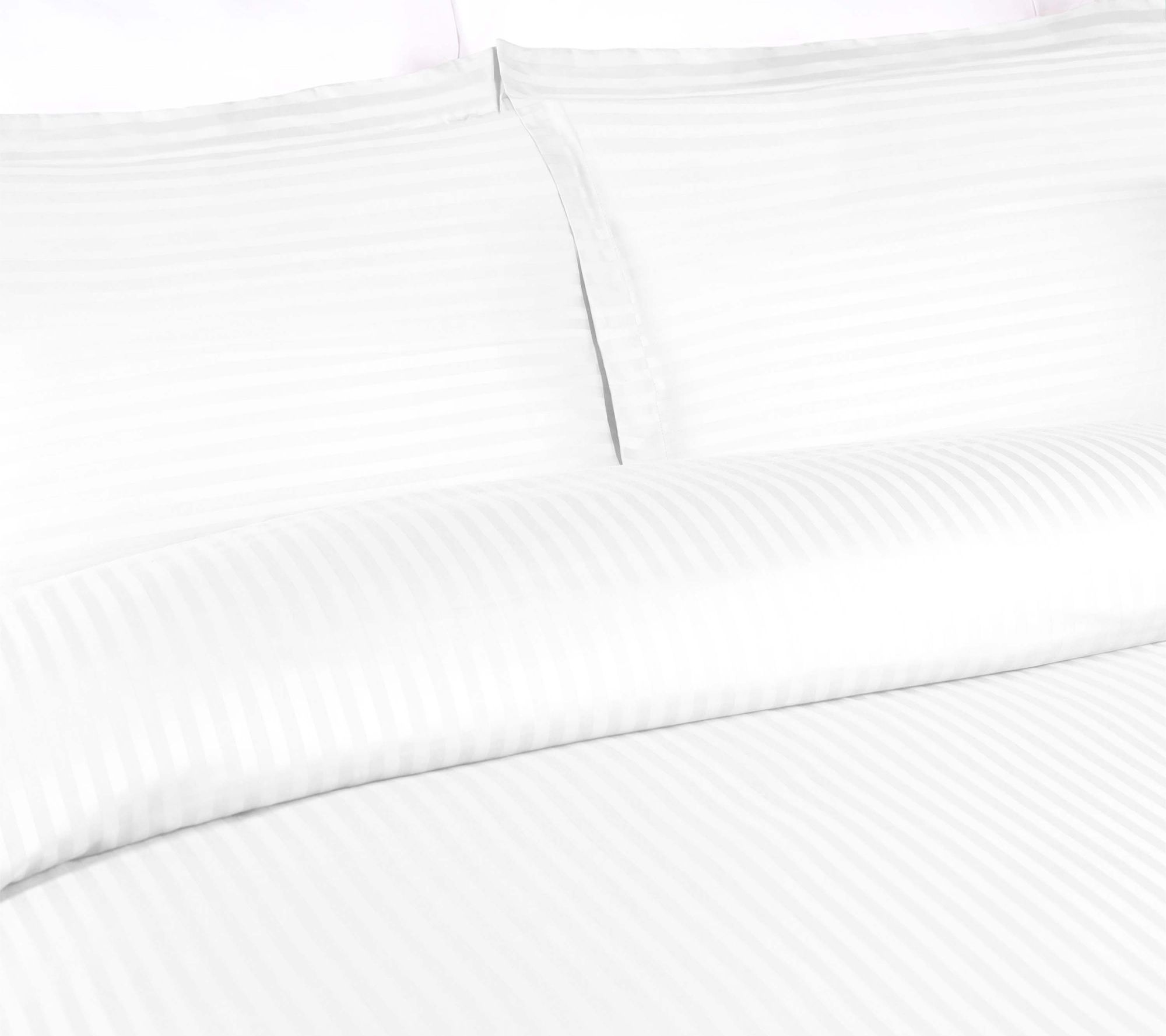 Superior 300tc Egyptian Cotton Stripe Duvet Covrs Fullqueen