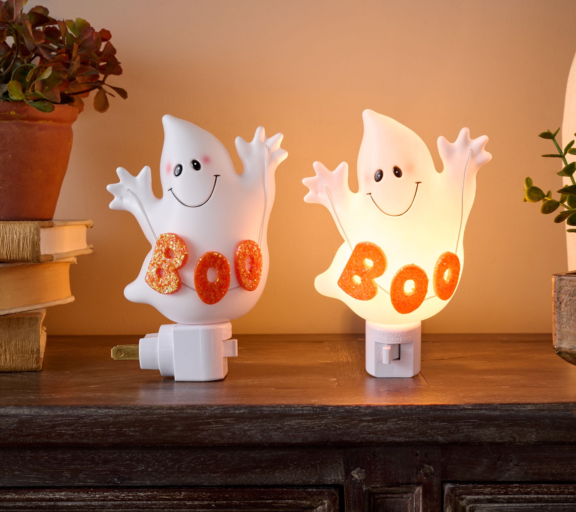 Bethlehem Lights S/2 Plug-In Halloween Night Lights