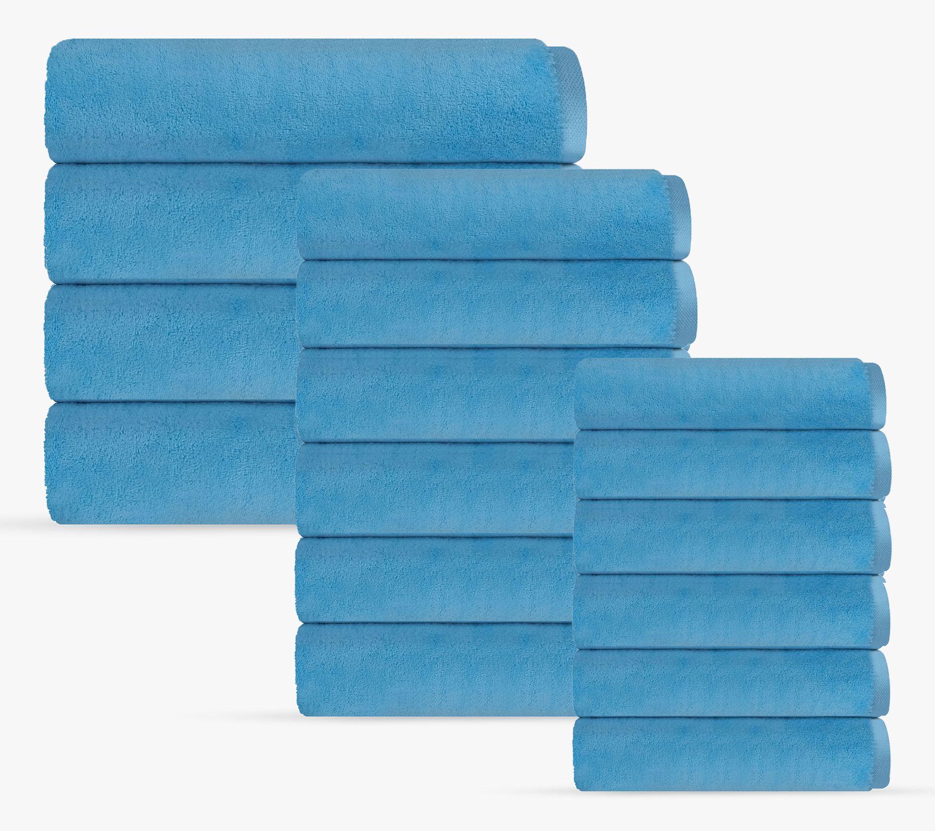 Depera Home Puresoft 16 pcs Turkish Towels Set