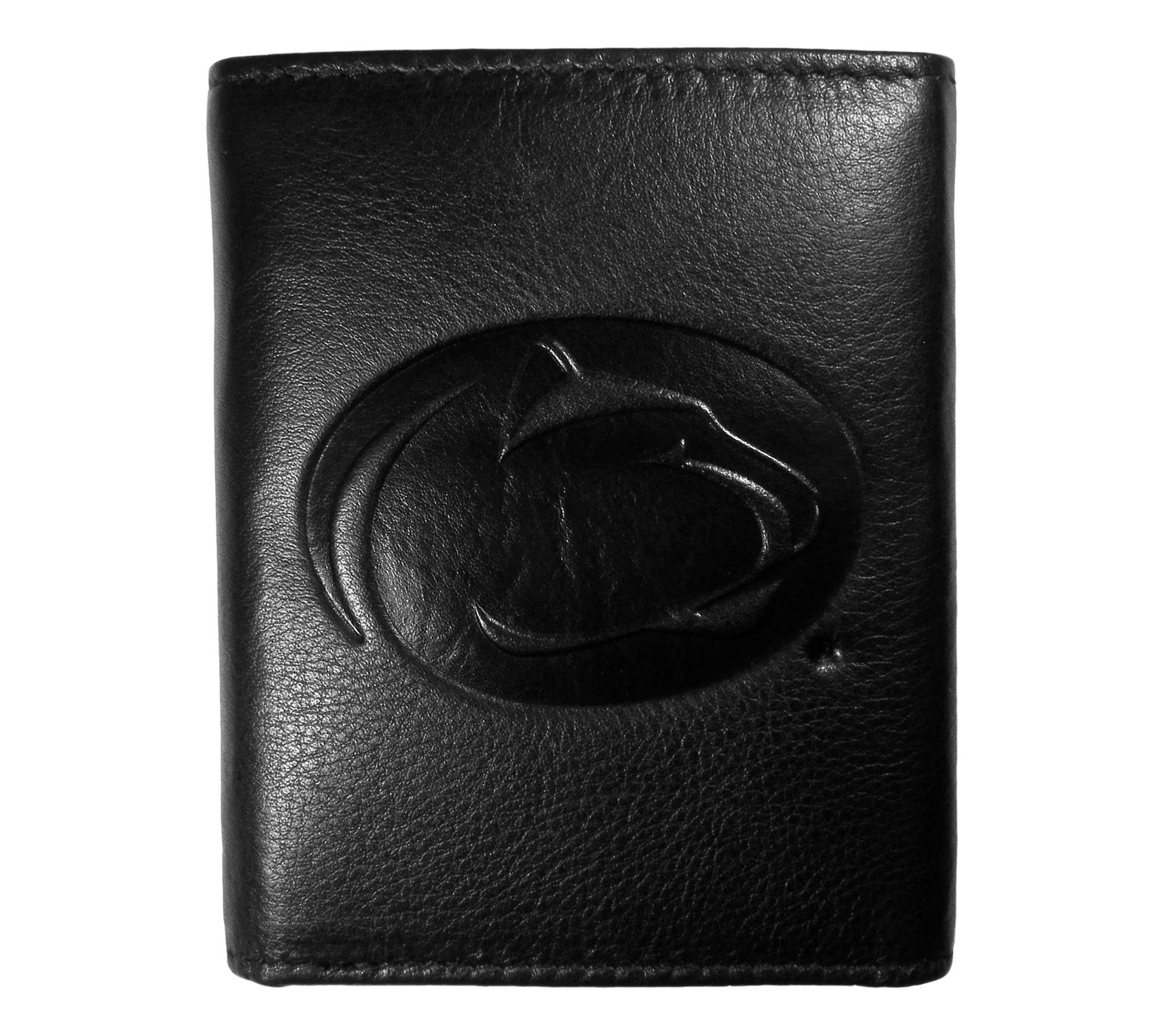 Siskiyou Sports College Embossed Leather Tri-fold Wallet