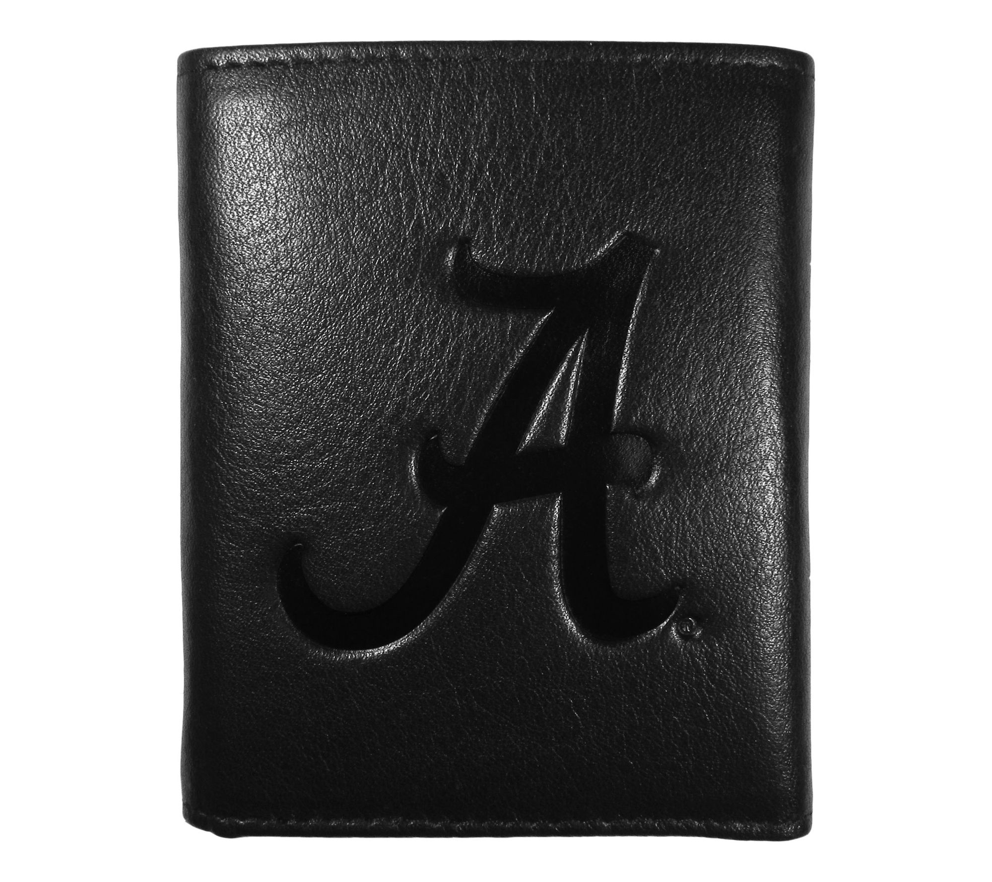 Siskiyou Sports College Embossed Leather Tri-fold Wallet