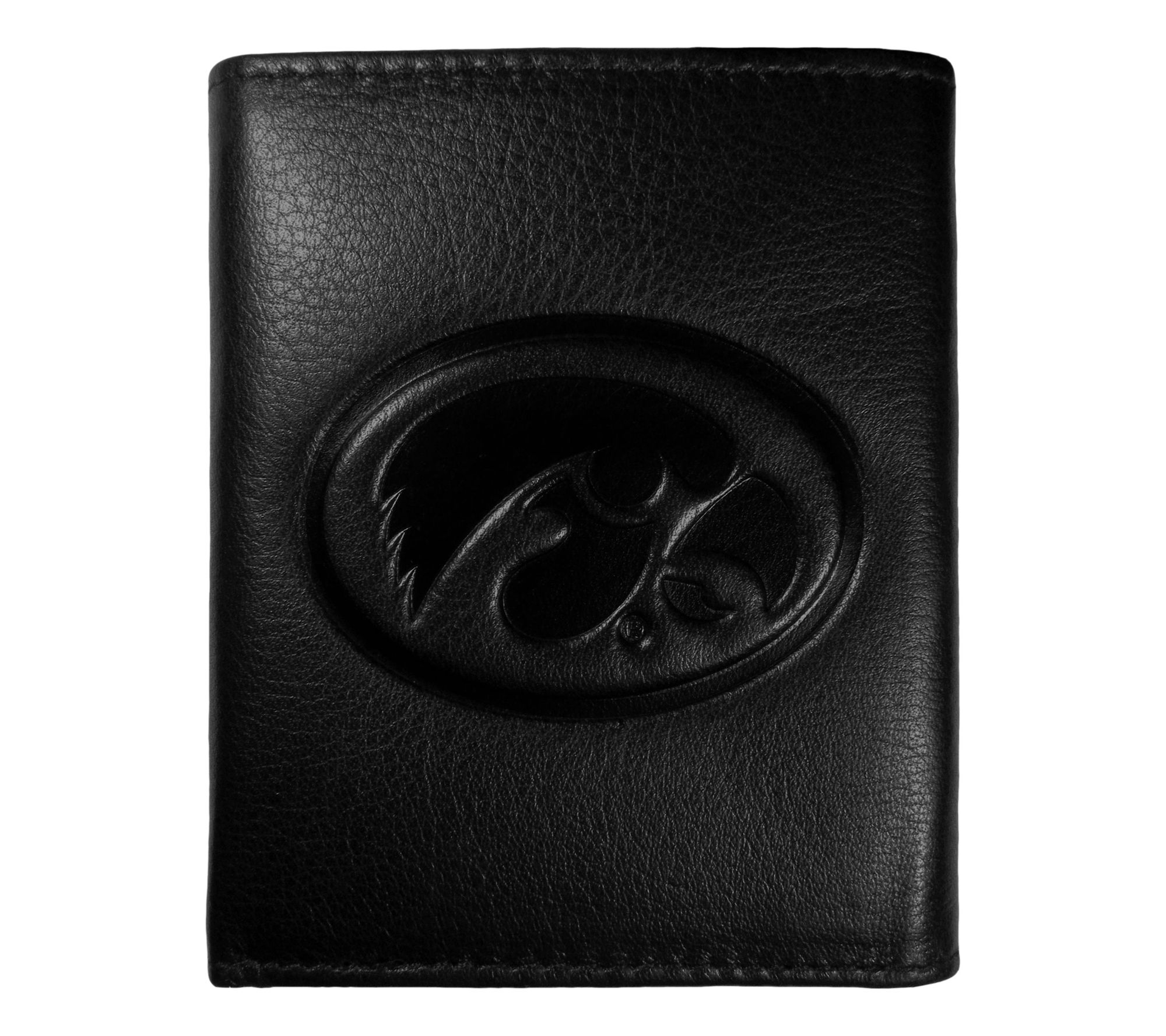 Siskiyou Sports College Embossed Leather Tri-fold Wallet
