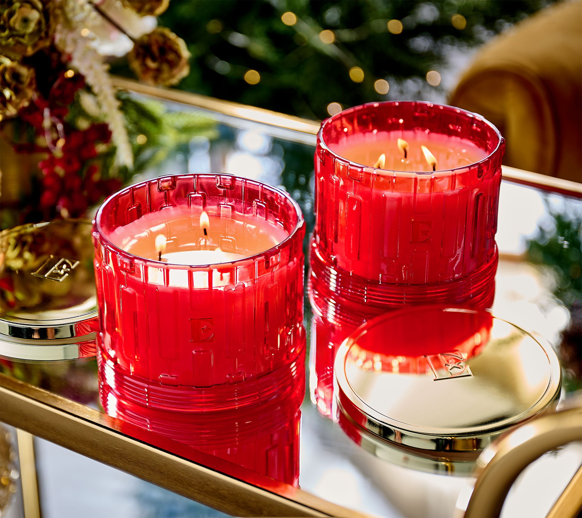 "As Is" Elton John by Slatkin + Co. S/2 14oz Merry Marmalade Candles