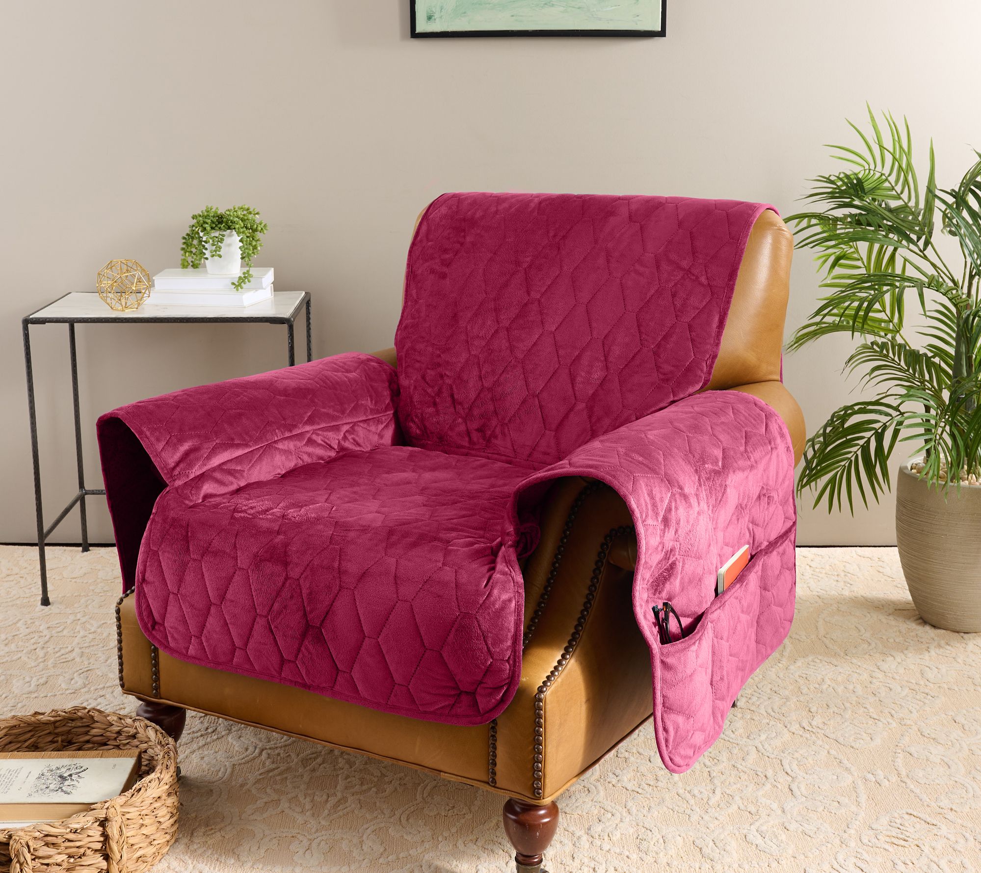 Home Reflections Micromink Pin-Sonic Chair Cover