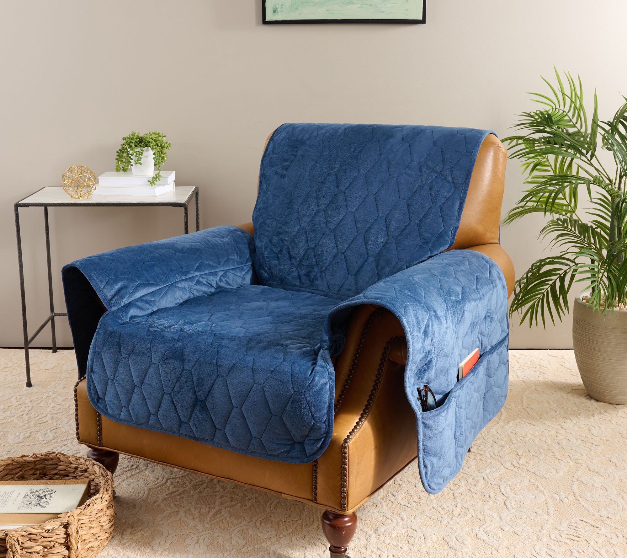 Home Reflections Micromink Pin-Sonic Chair Cover