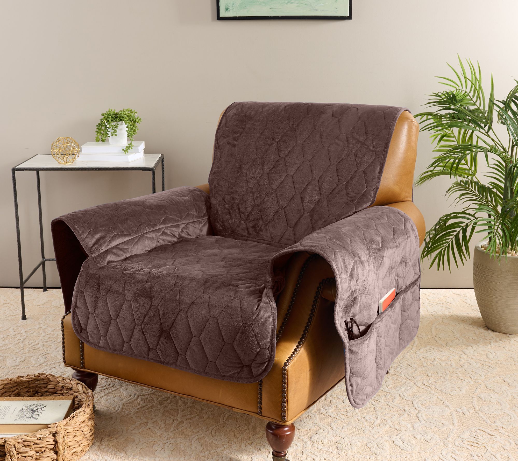 Home Reflections Micromink Pin-Sonic Chair Cover