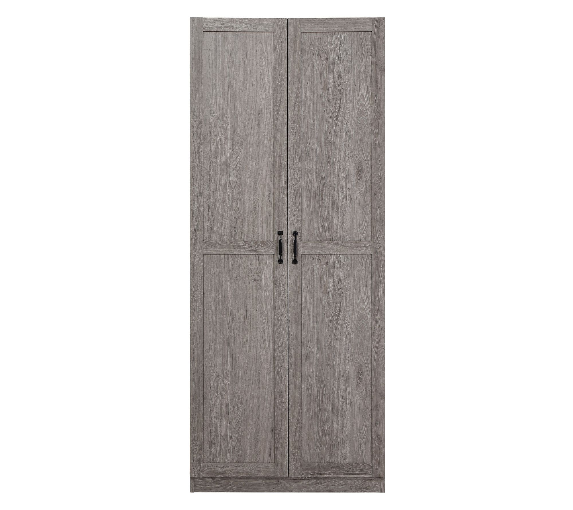 Manhattan Comfort Hopkins Storage Closet 7 Adjustable Shelves