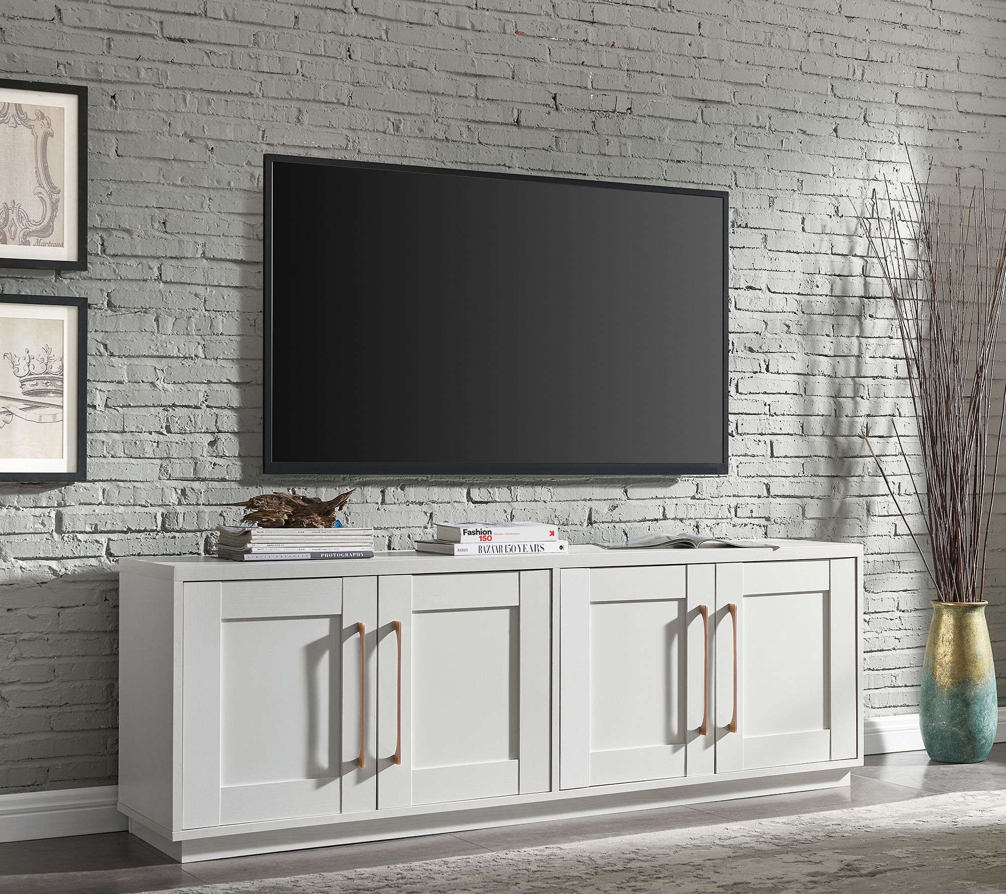 Hudson&Canal Tillman Rectangular TV Stand for TV's up to 75"