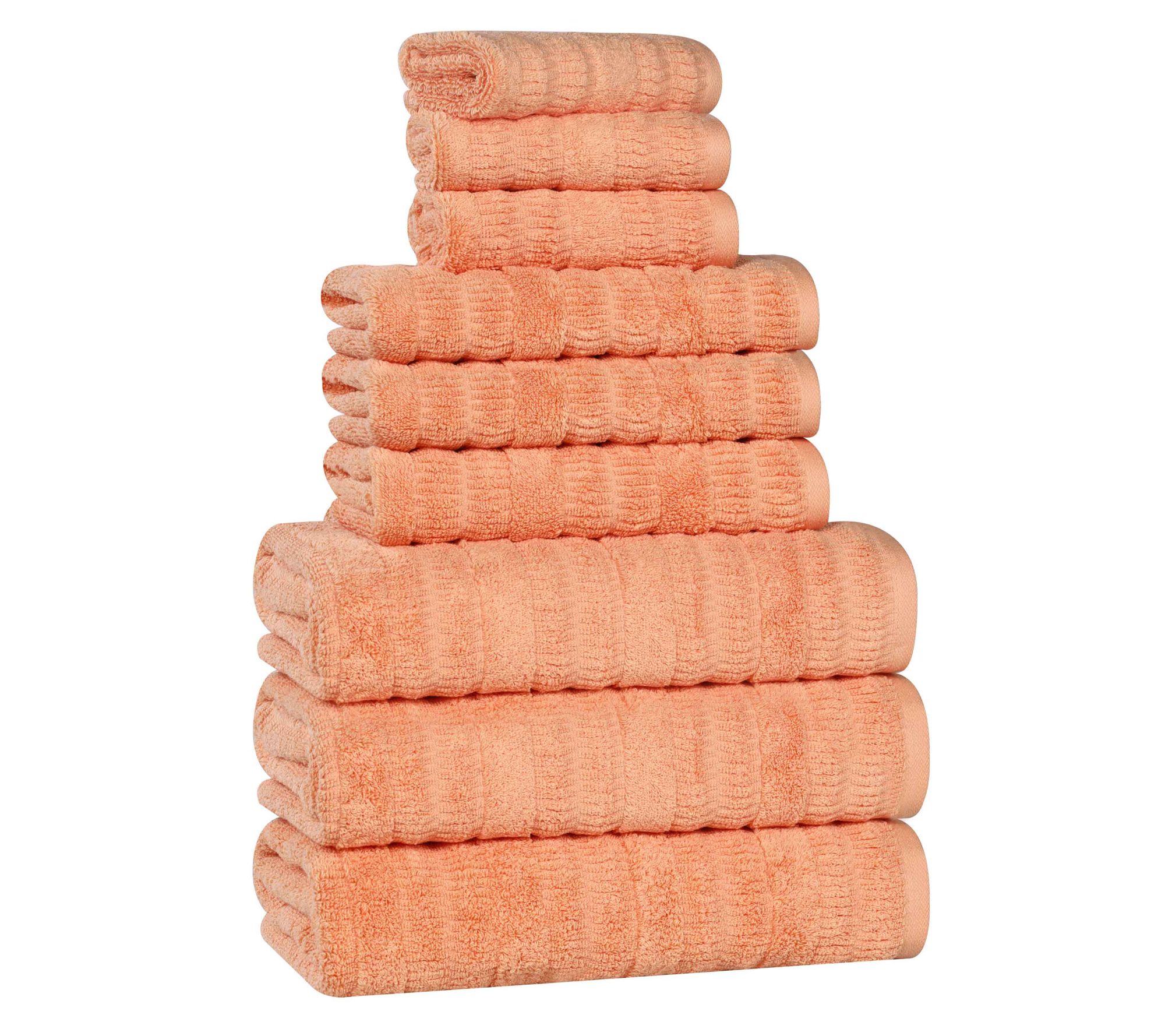 Superior Mika Cotton Blend Solid 9-Piece Towelet
