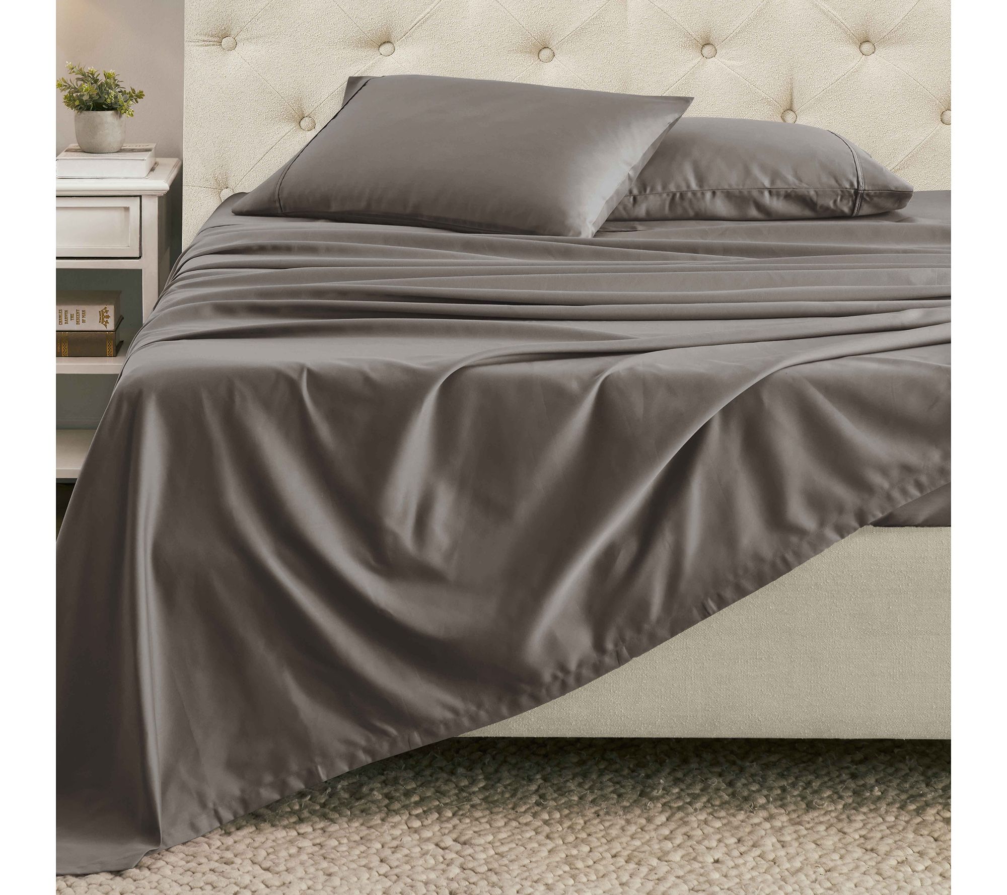 Superior 1500-TC Cotton Blend Solid Sheet Set,Twin/XL
