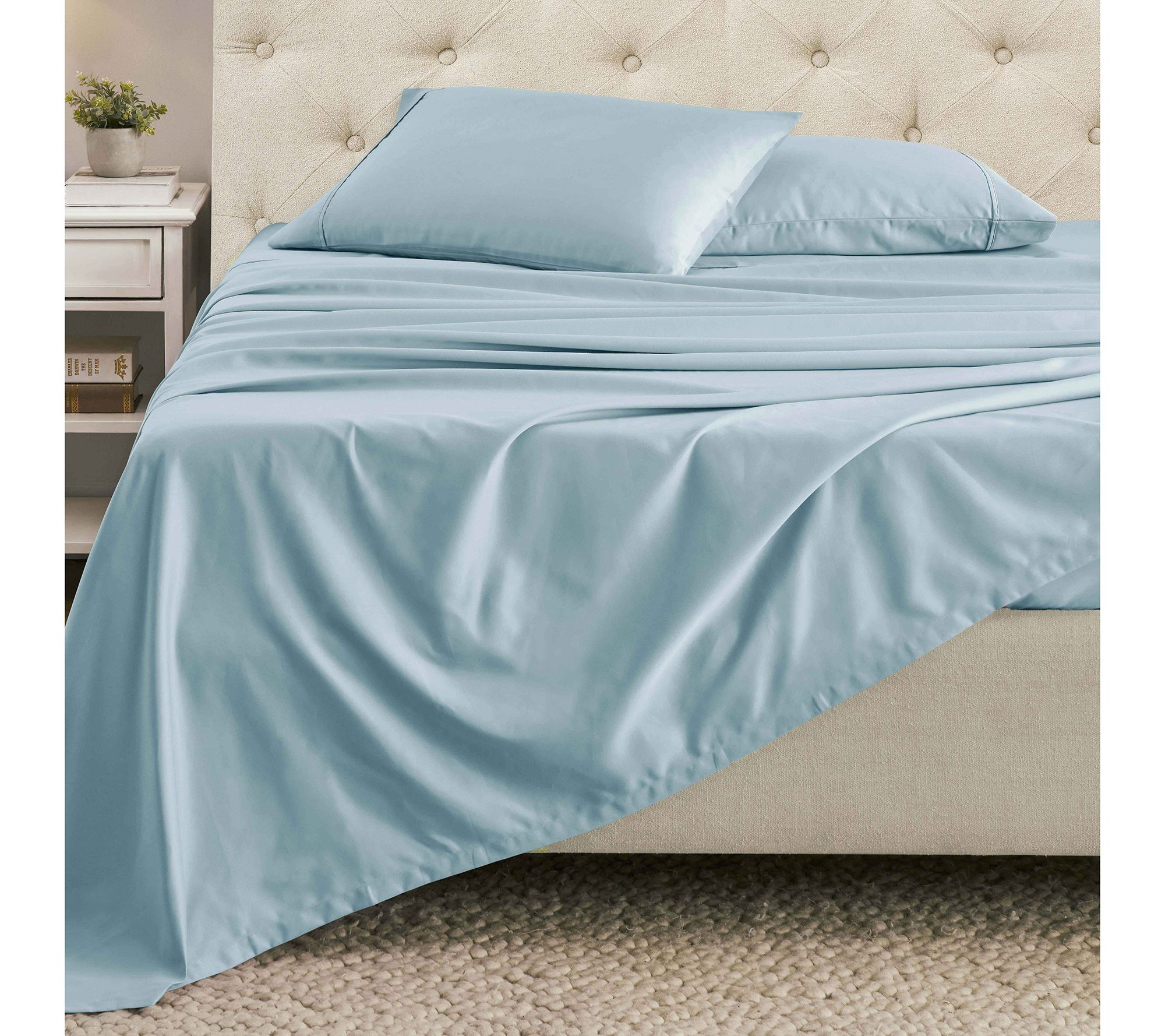 Superior 1500-TC Cotton Blend Solid Sheet Set,Twin/XL
