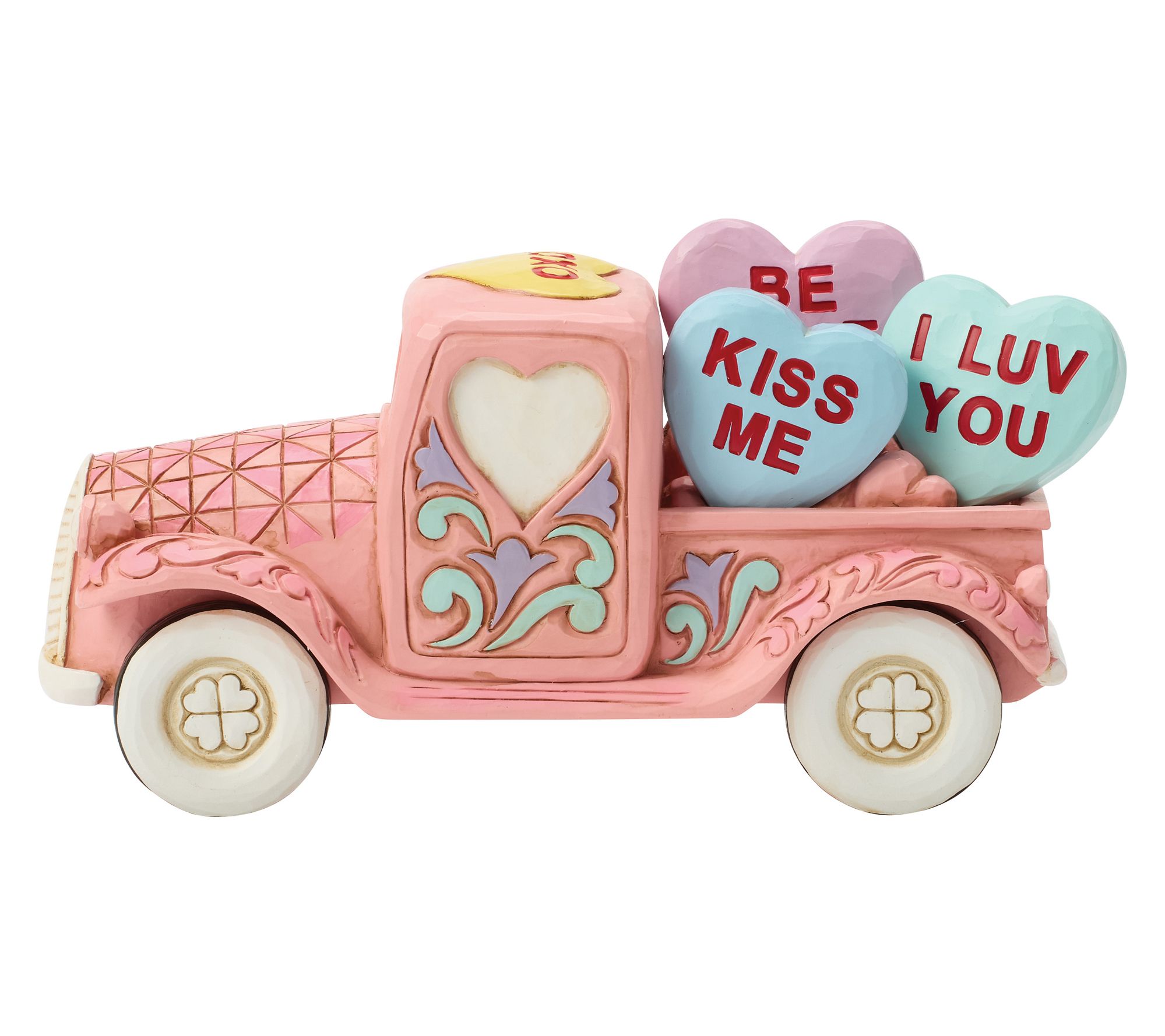 Jim Shore Sweethearts Truck Figurine 4.5in H