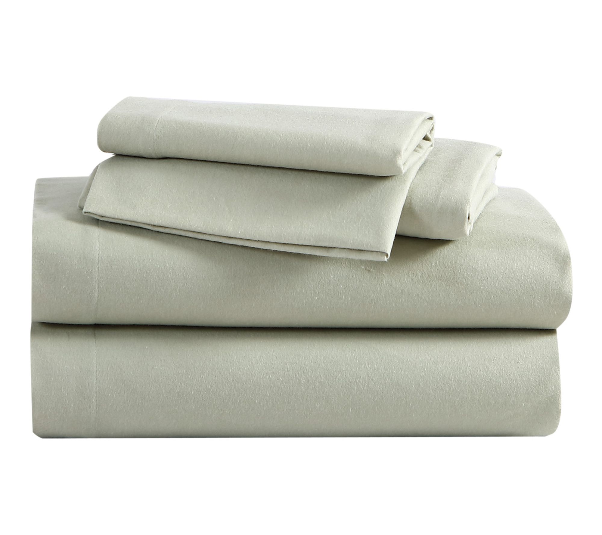 Eddie Bauer Solid Green Cotton Full Sheet Set