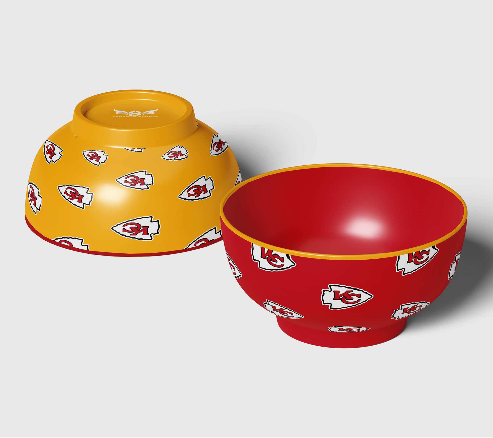 Pegasus Sports NFL Home and Away 2 Pack ServingBowls