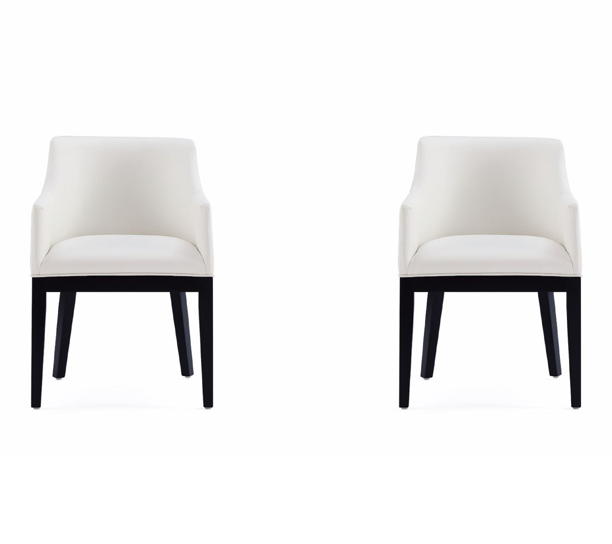 Manhattan Comfort Gansevoort Wood Armchair - Set of 2