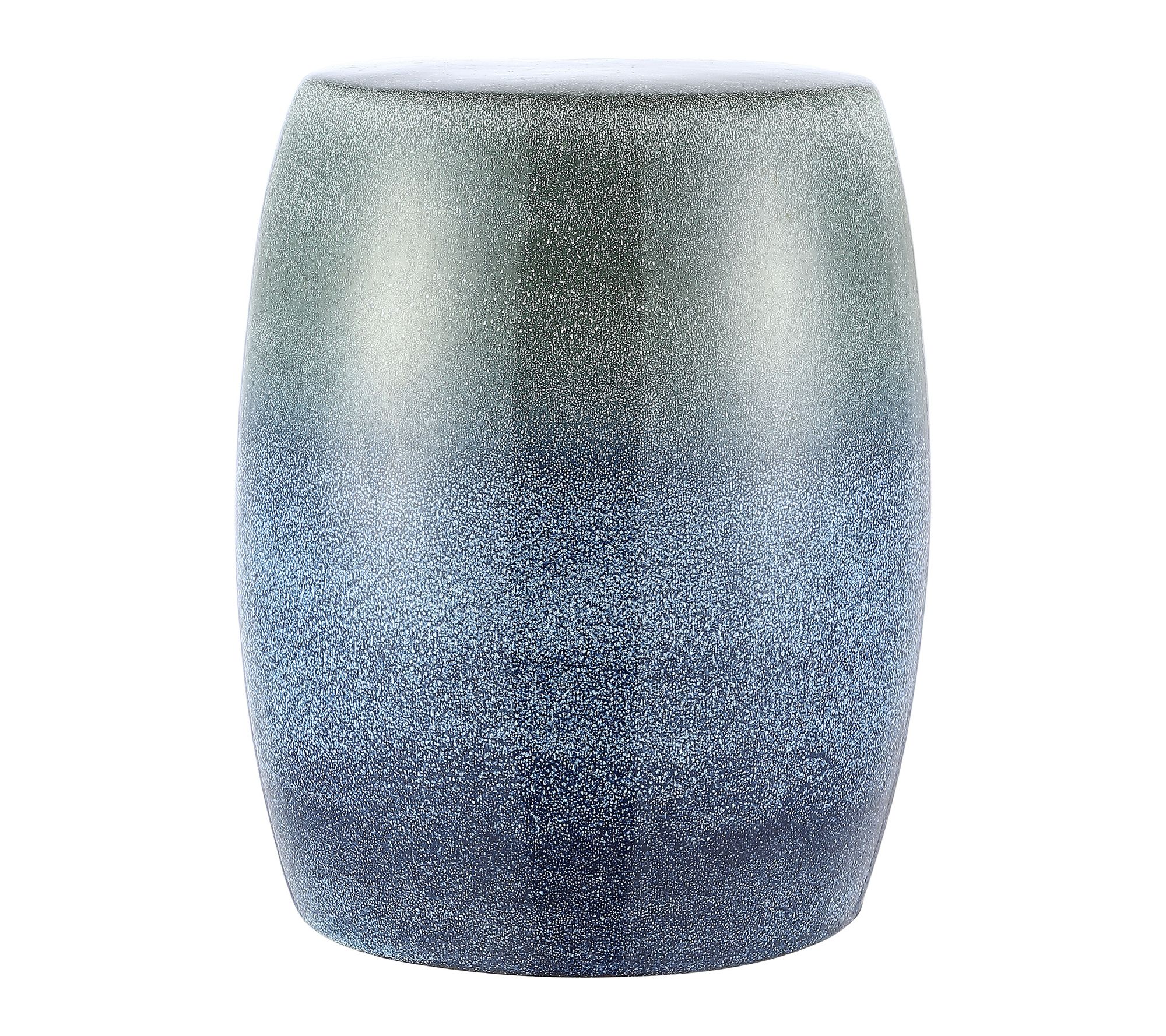 Cacia, 18.5 Inch, Ceramic Garden Stool by Valerie