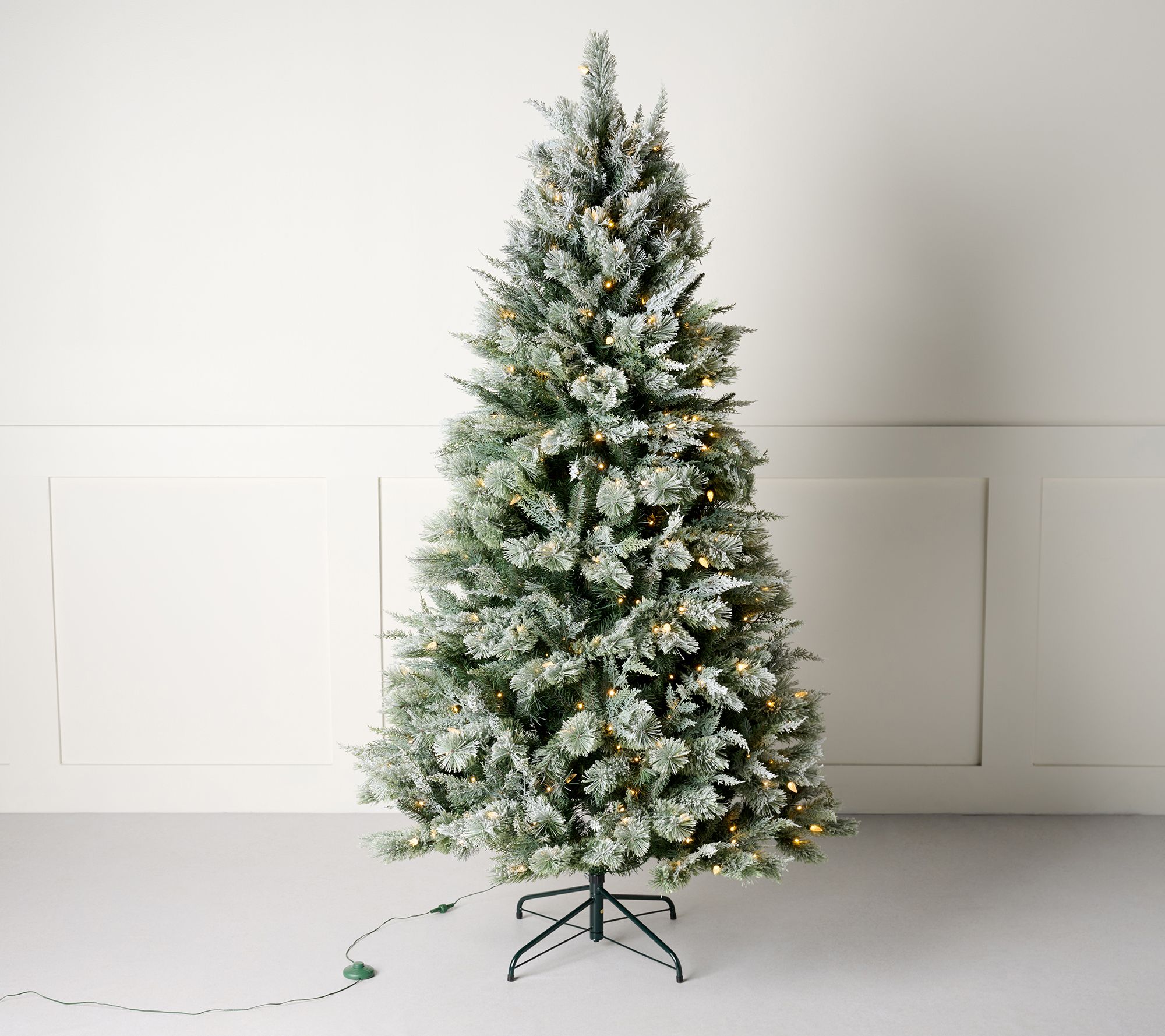 "As Is" Home Reflections 6.5' LED Cashmere Pine Christmas Tree