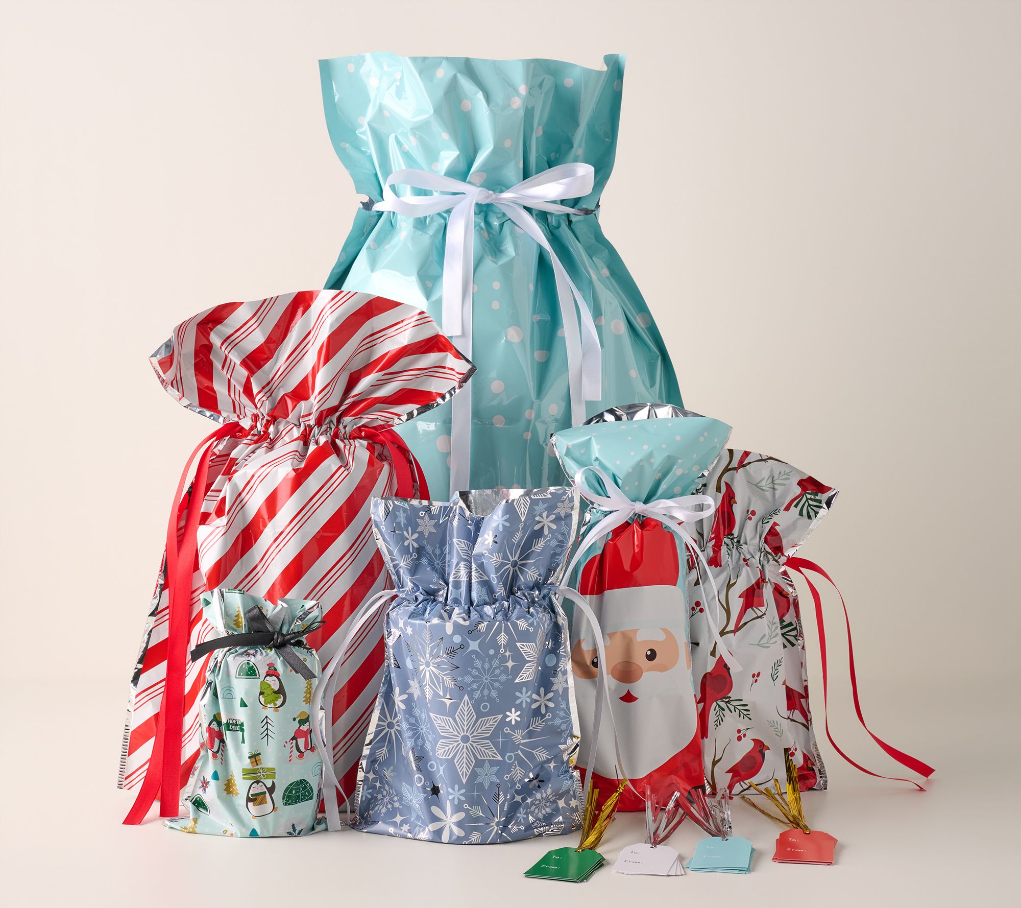 "As Is" Kringle Express 50-Piece Gift Bags & Tags Set