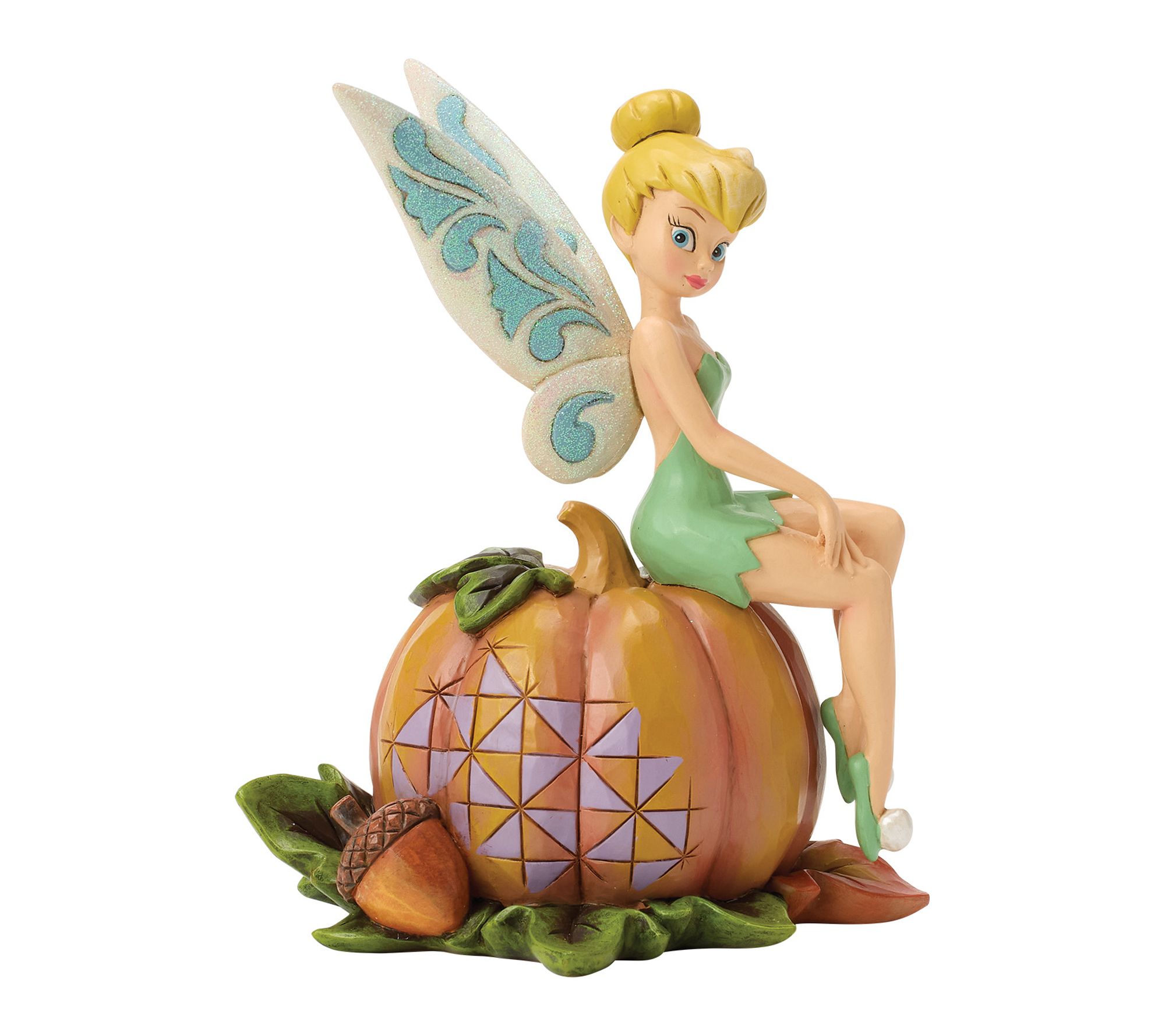 Jim Shore Disney Traditions Tinker Bell on Pumpkin Figurine 5