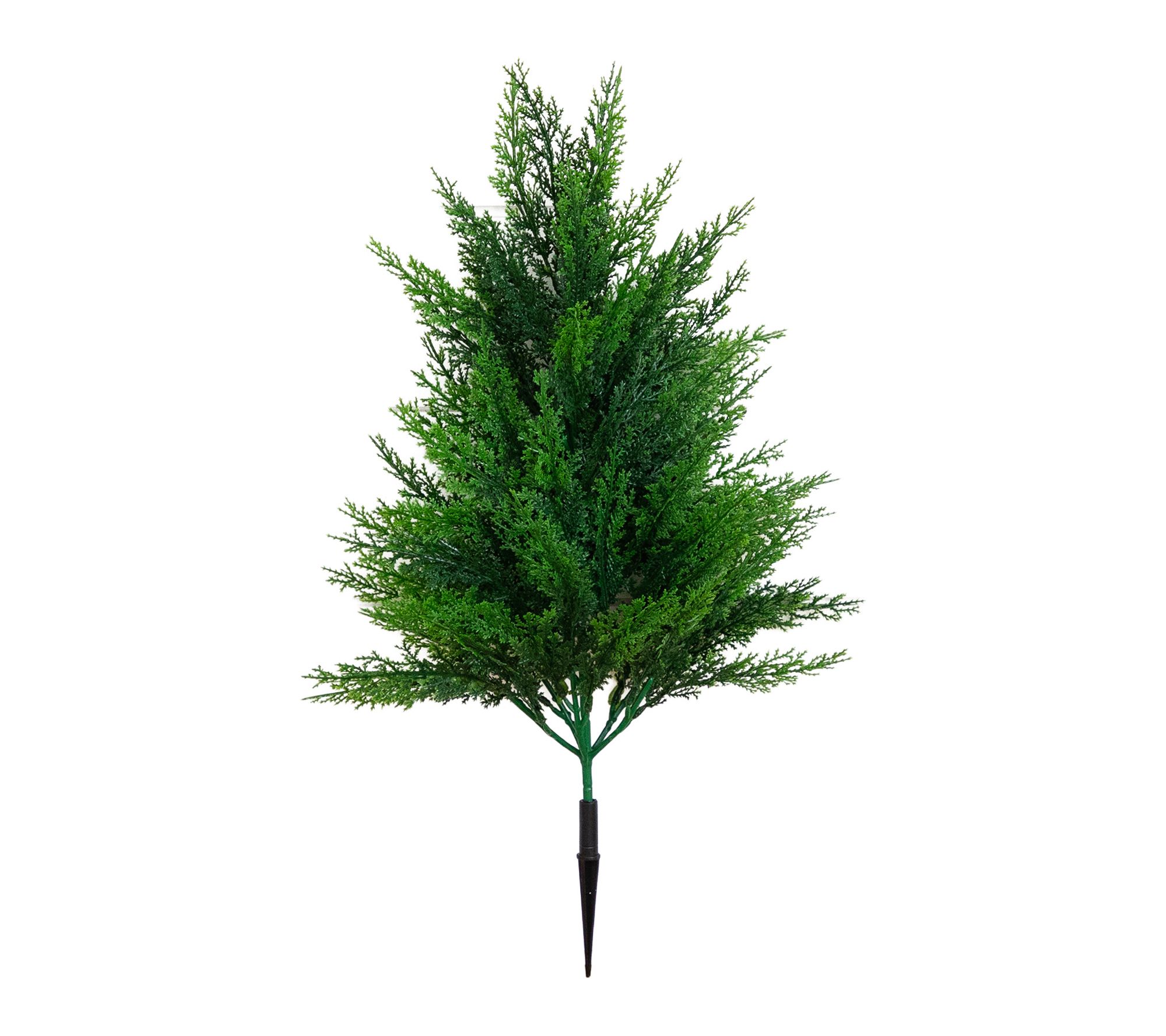 22-in UV Cedar with Stake - Set of 2 by Nearly Natural