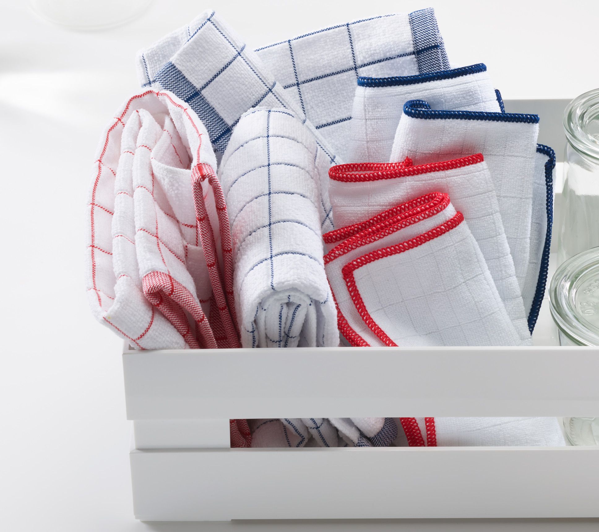 ECloth Classic Check Dish Towels 4 Pack