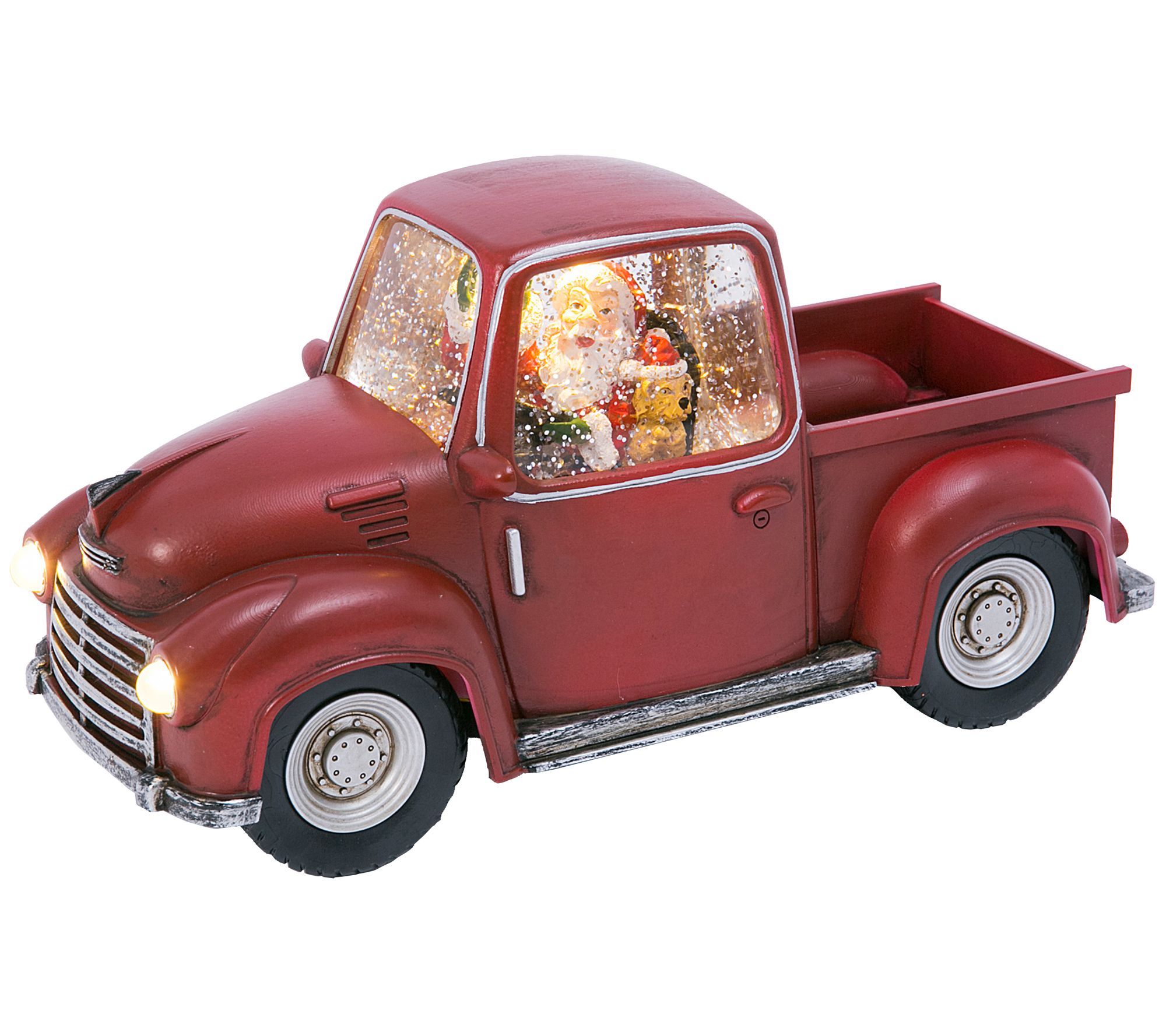 8.75-Inch Water Globe Truck with Timer Feature by Gerson Co