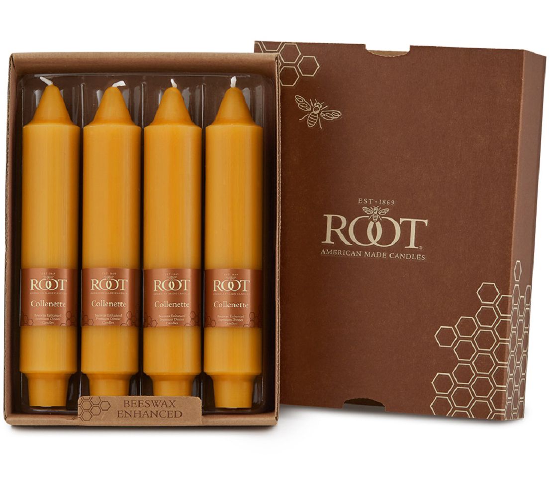 ROOT 7 In Smooth Collenette Taper Candles