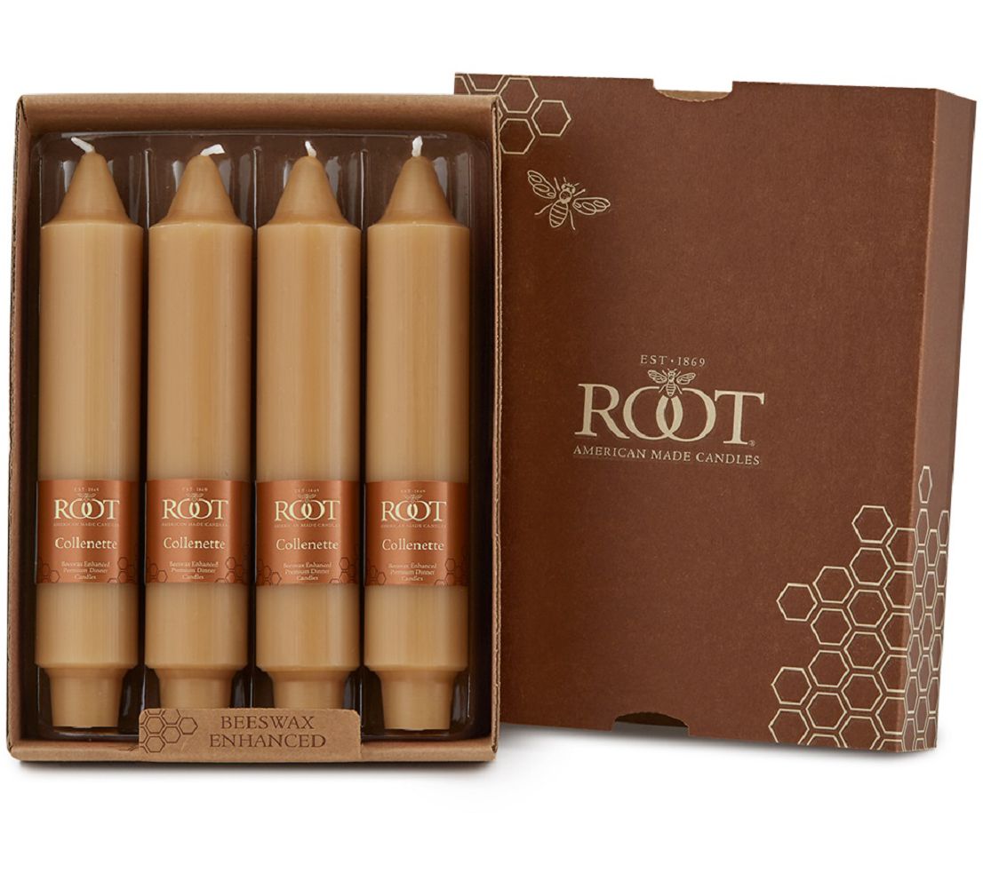 ROOT 7 In Smooth Collenette Taper Candles