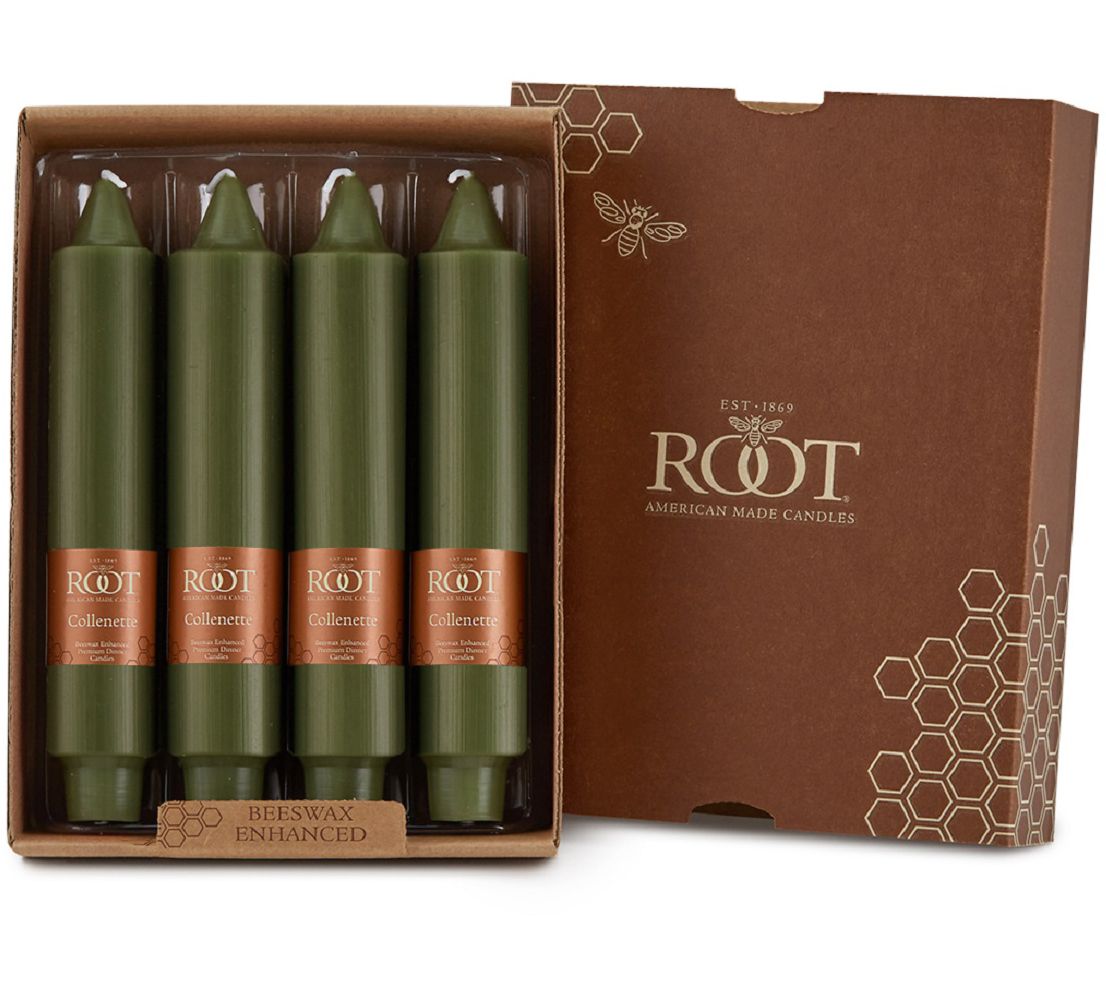 ROOT 7 In Smooth Collenette Taper Candles