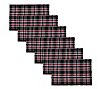 13" x 19" Poinsettia Plaid Placemat Set of 6 byValerie, 3 of 3