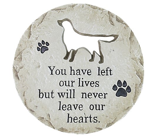 Exhart Dog Memorial Stepping Stone