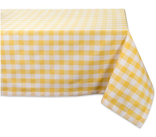 Design Imports Checkers Tablecloth 60" x 84"