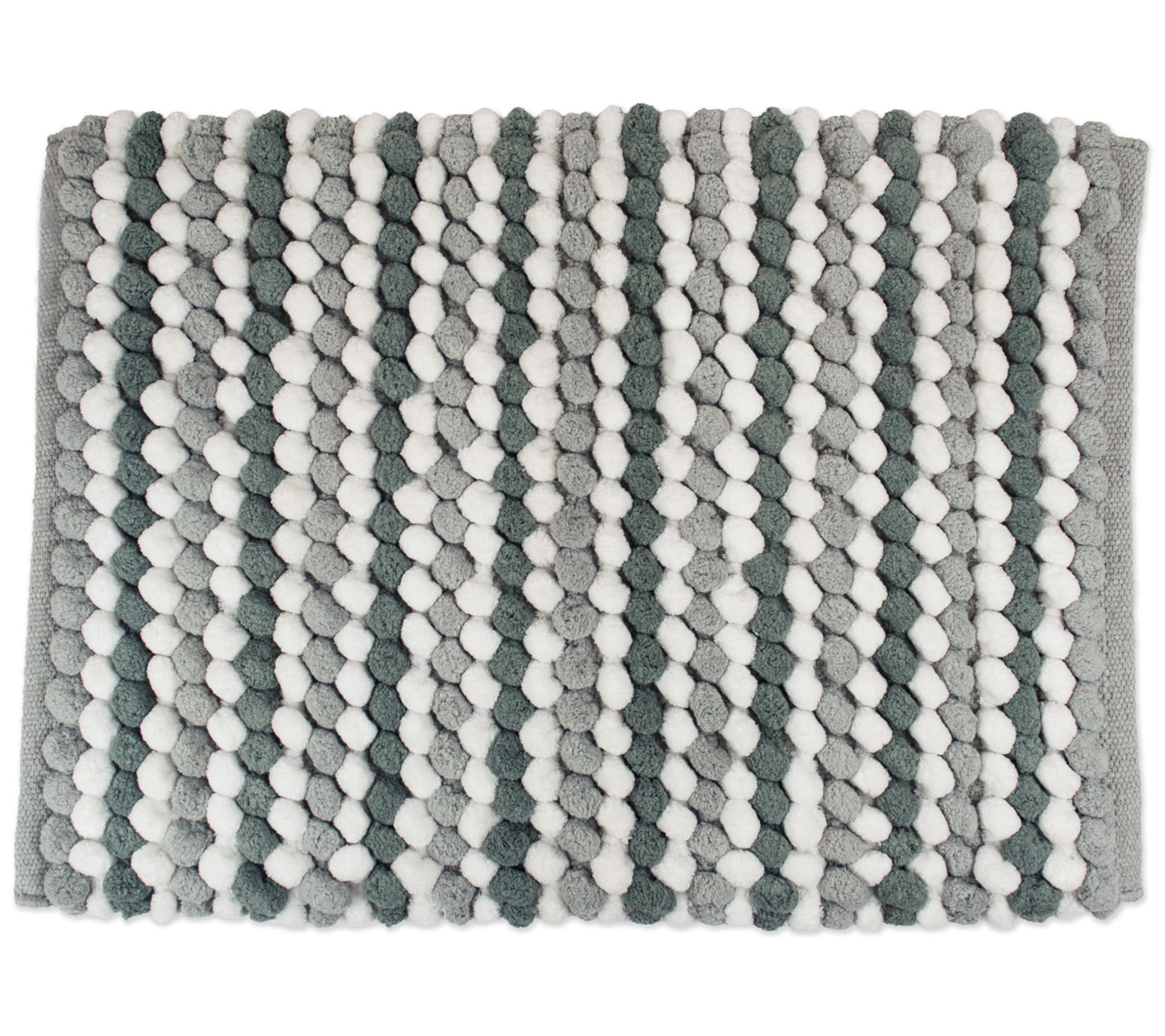 DII Chenille Stripe Bath Mat 21" x 34"