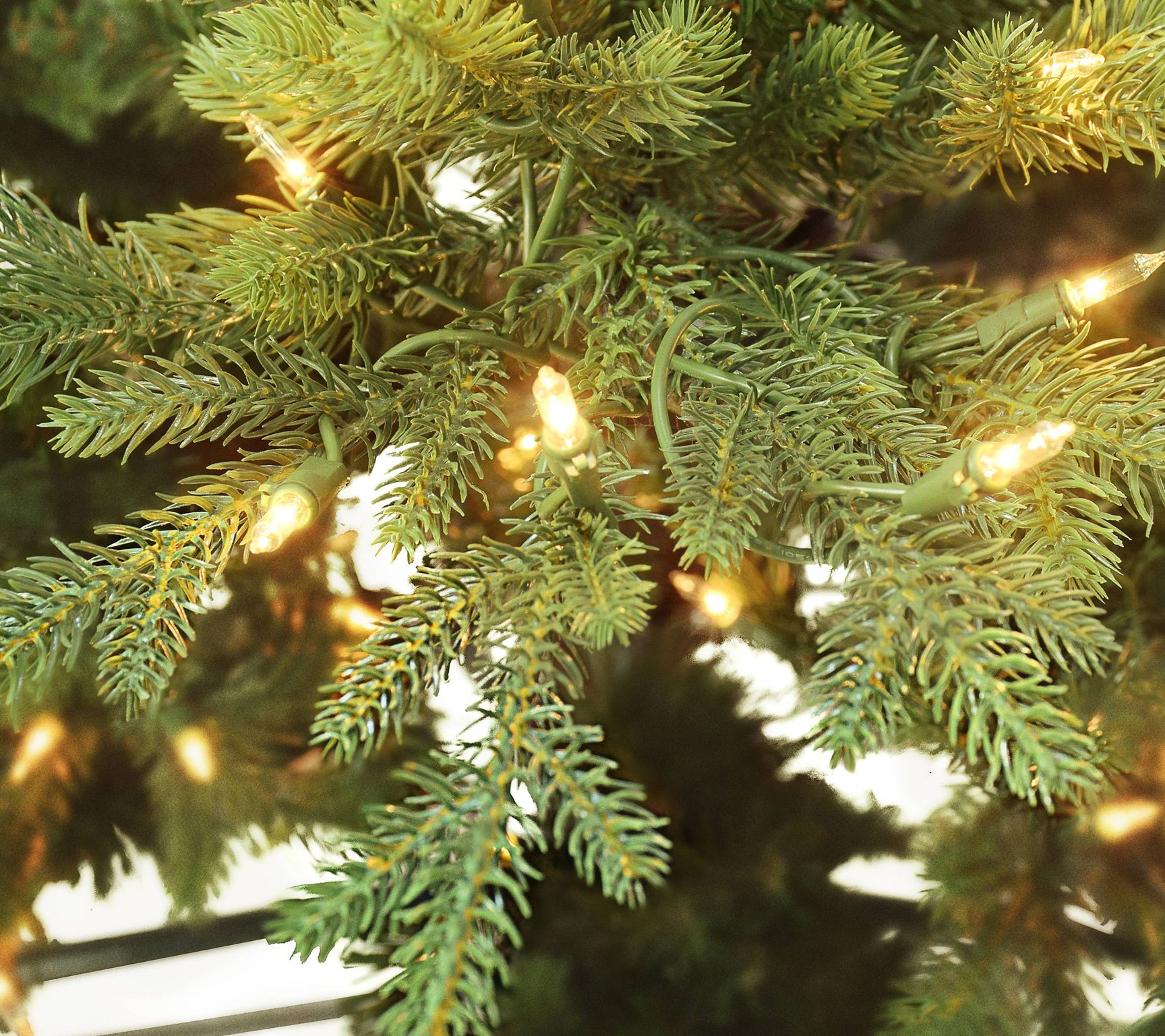 Puleo International 6.5 ft Prelit Slim BalsamFir Tree