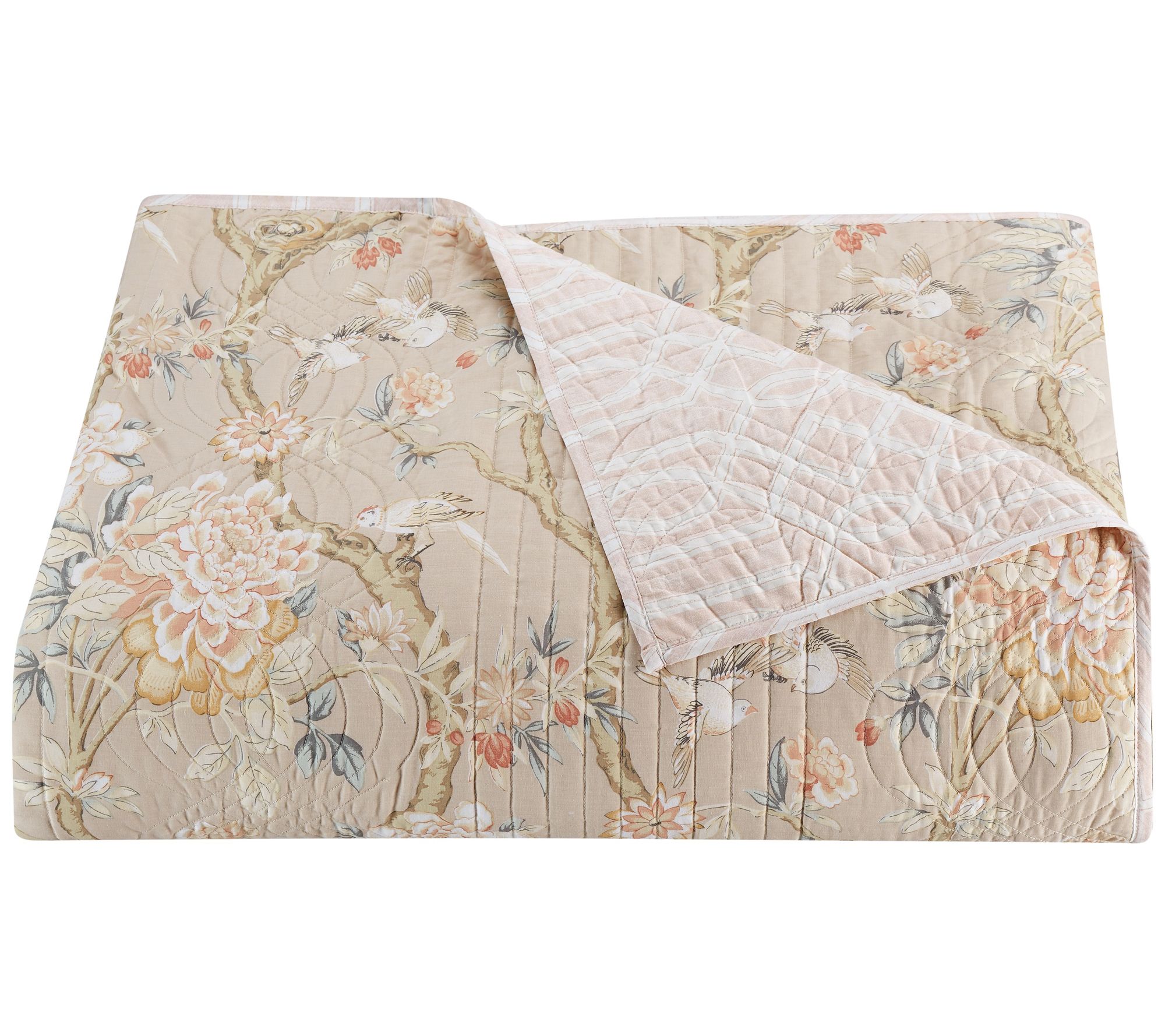 Waverly Mudan 3Piece Twin Quilt Set